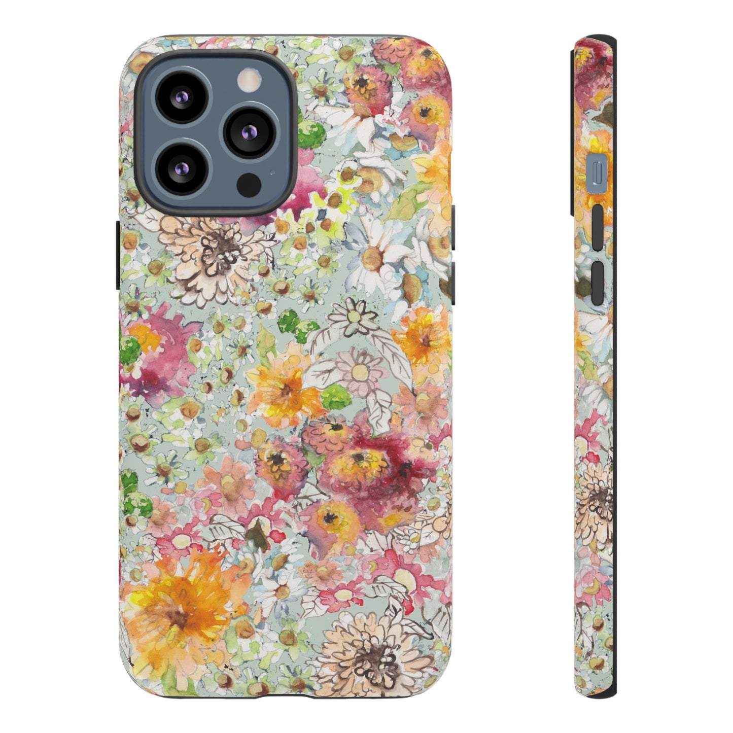 Farmhouse Floral Tough Cases for iPhone