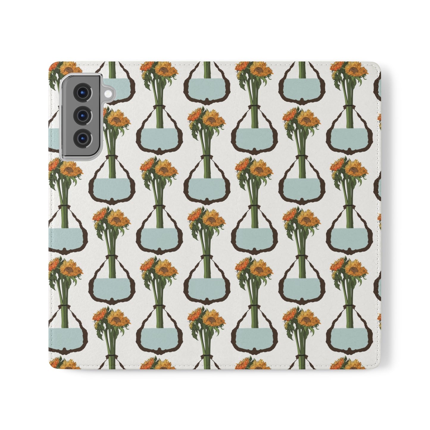 Sunflowers Flip Cases for Samsung