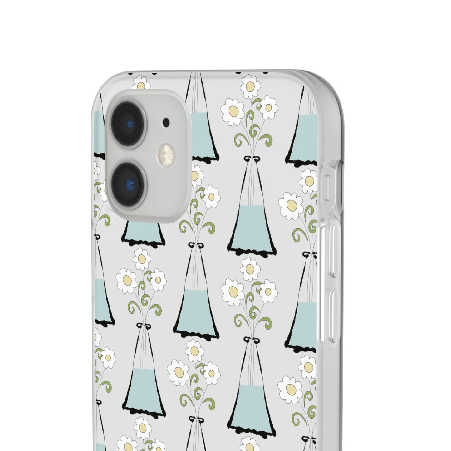 Daisies in a vase Flexi Cases for iPhone