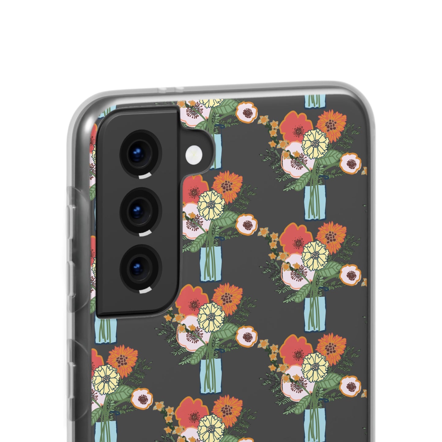 Colorful Flowers in a Vase Flexi Cases for Samsung