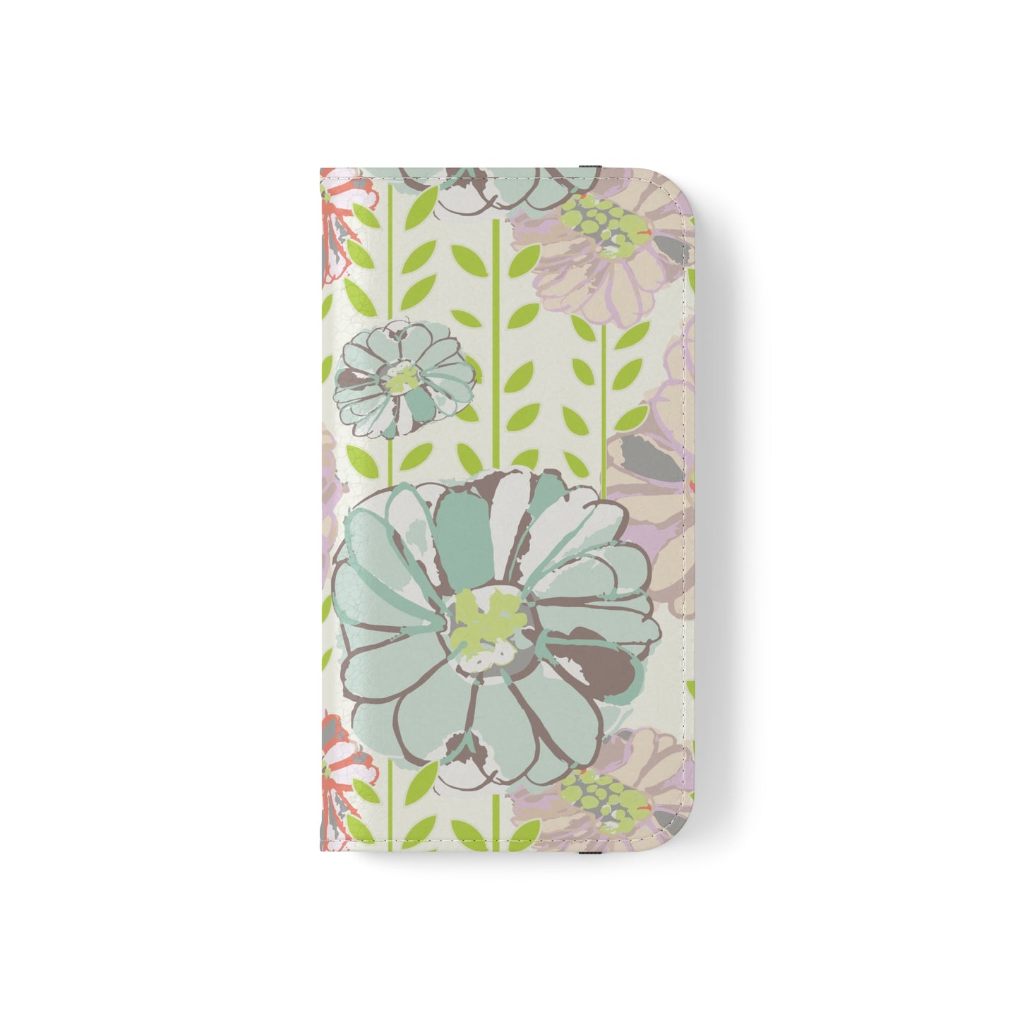 Soft Watercolor Floral Flip Cases for iPhone