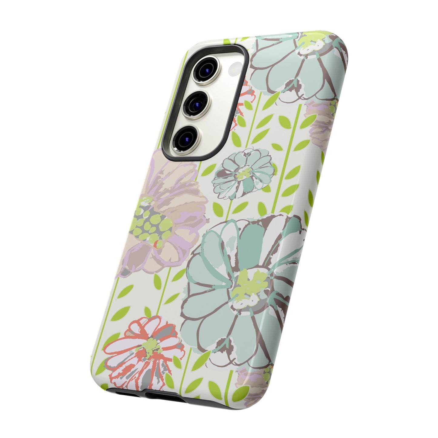 Soft Watercolor Floral Tough Cases for Samsung