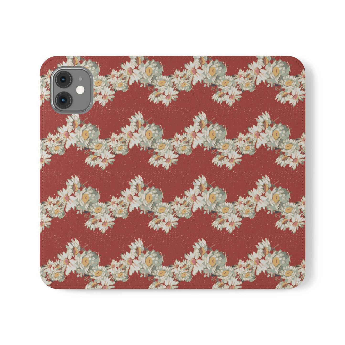 Daisies Stripe Flip Cases for iPhone