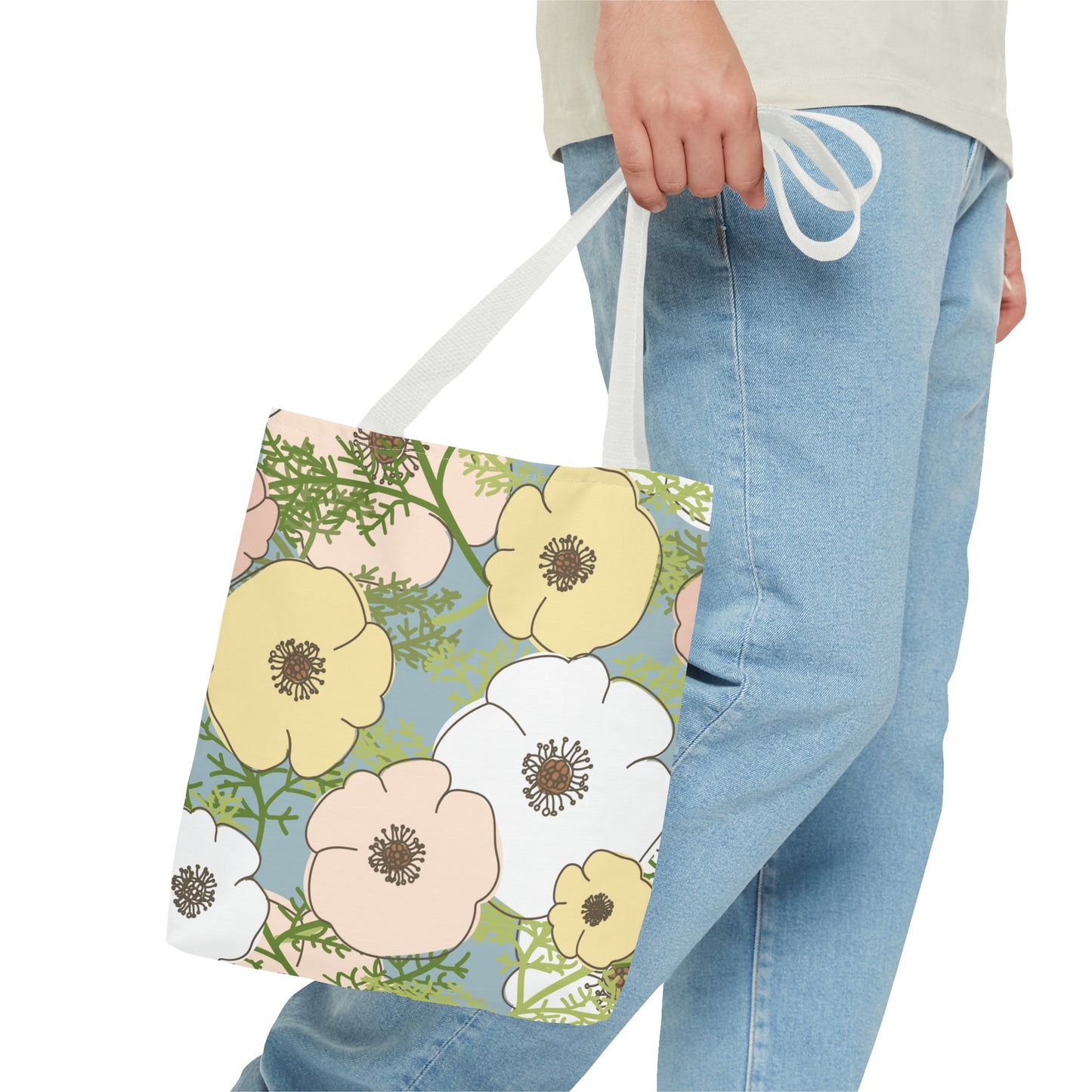 Playful Poppies Tote Bag