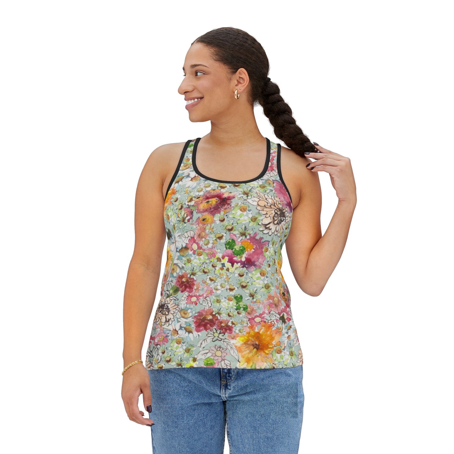 Farmhouse Floral Women's Tank Top