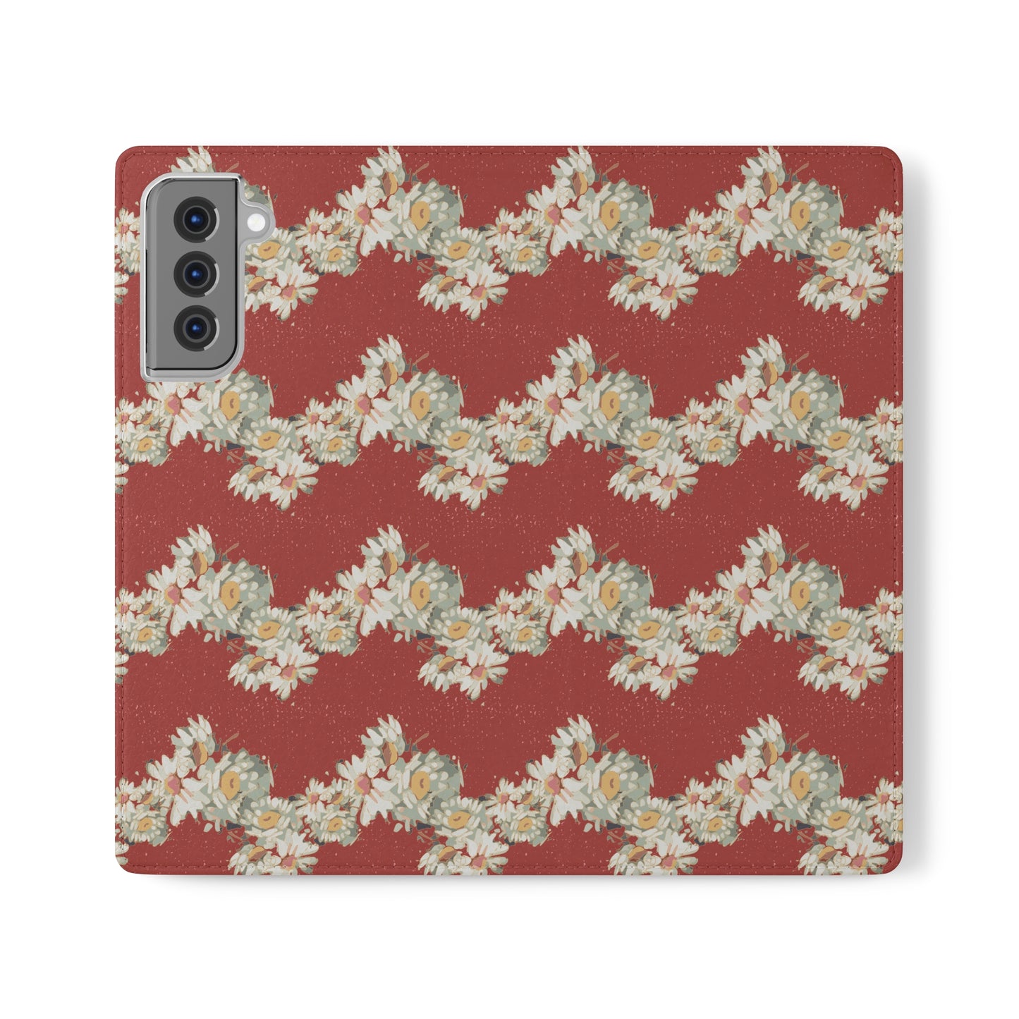 Daisies, Zig Zag Stripe Flip Cases for Samsung