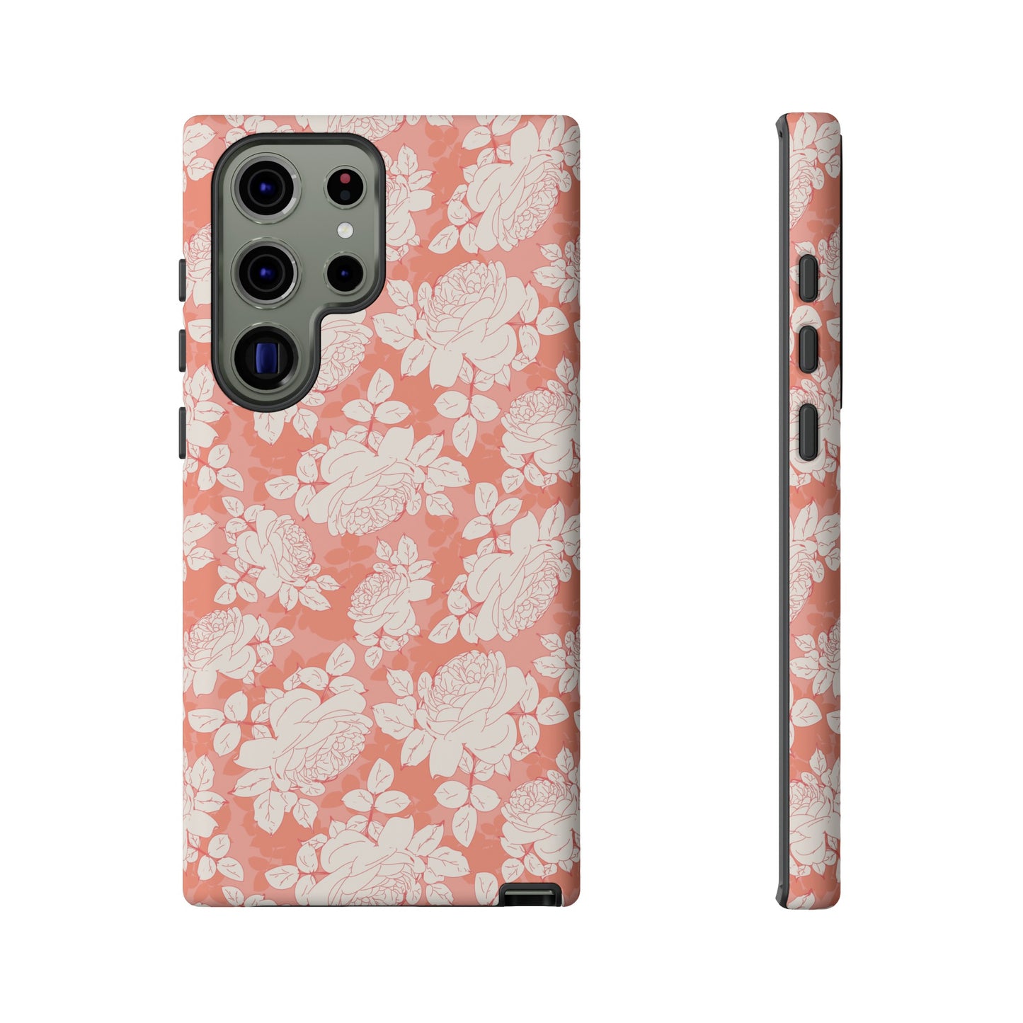 Peach and Cream Roses Tough Cases for Samsung