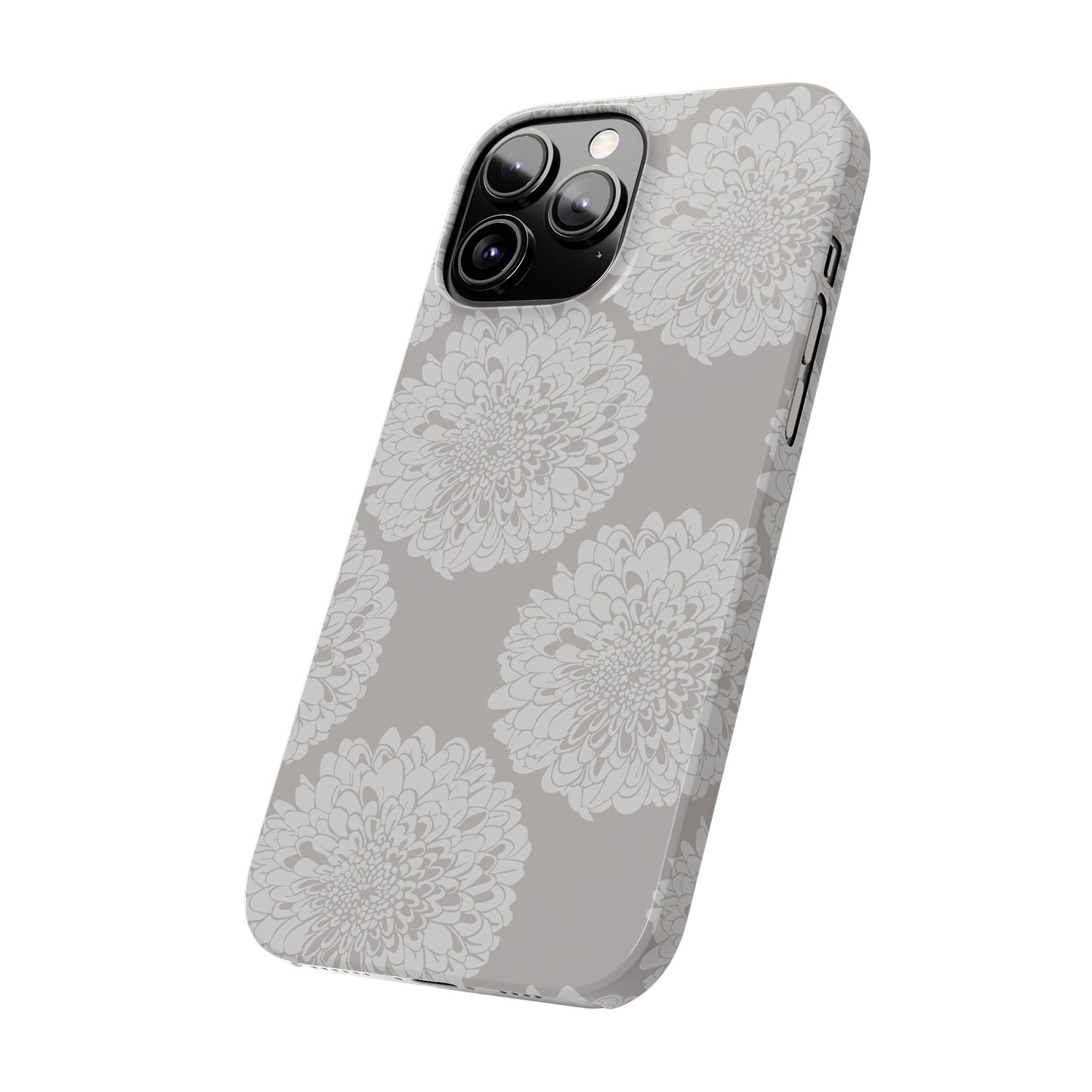 New Nouveau in Gray Slim Phone Cases