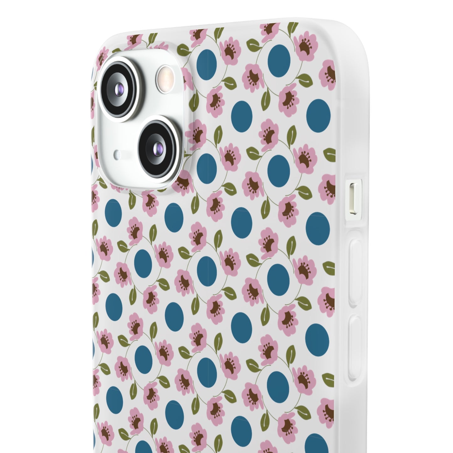 Wildflowers with Dots Flexi Cases for iPhone