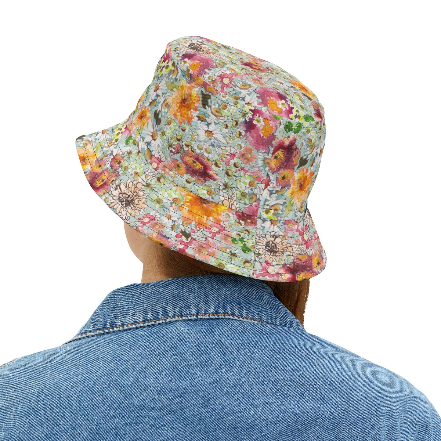 Farmhouse Floral Bucket Hat