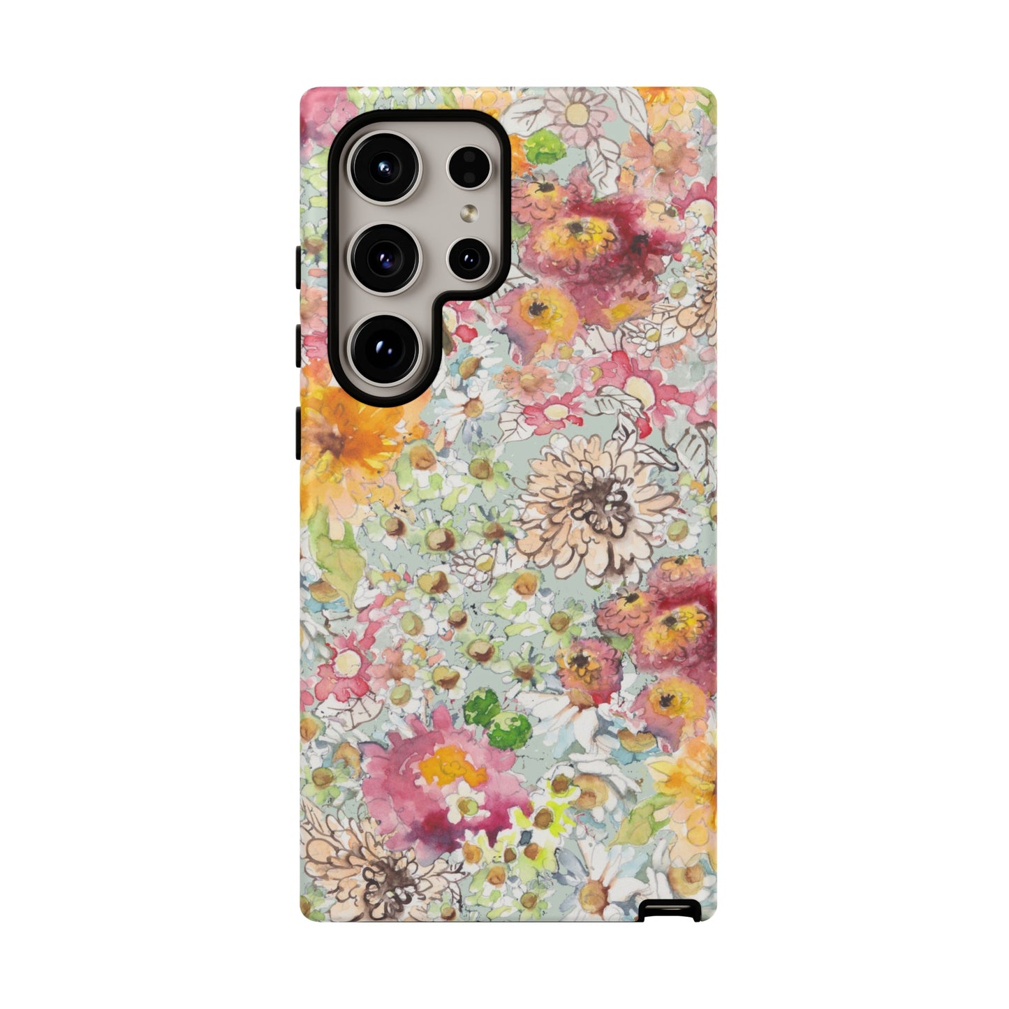 Farmhouse Floral Tough Cases for Samsung