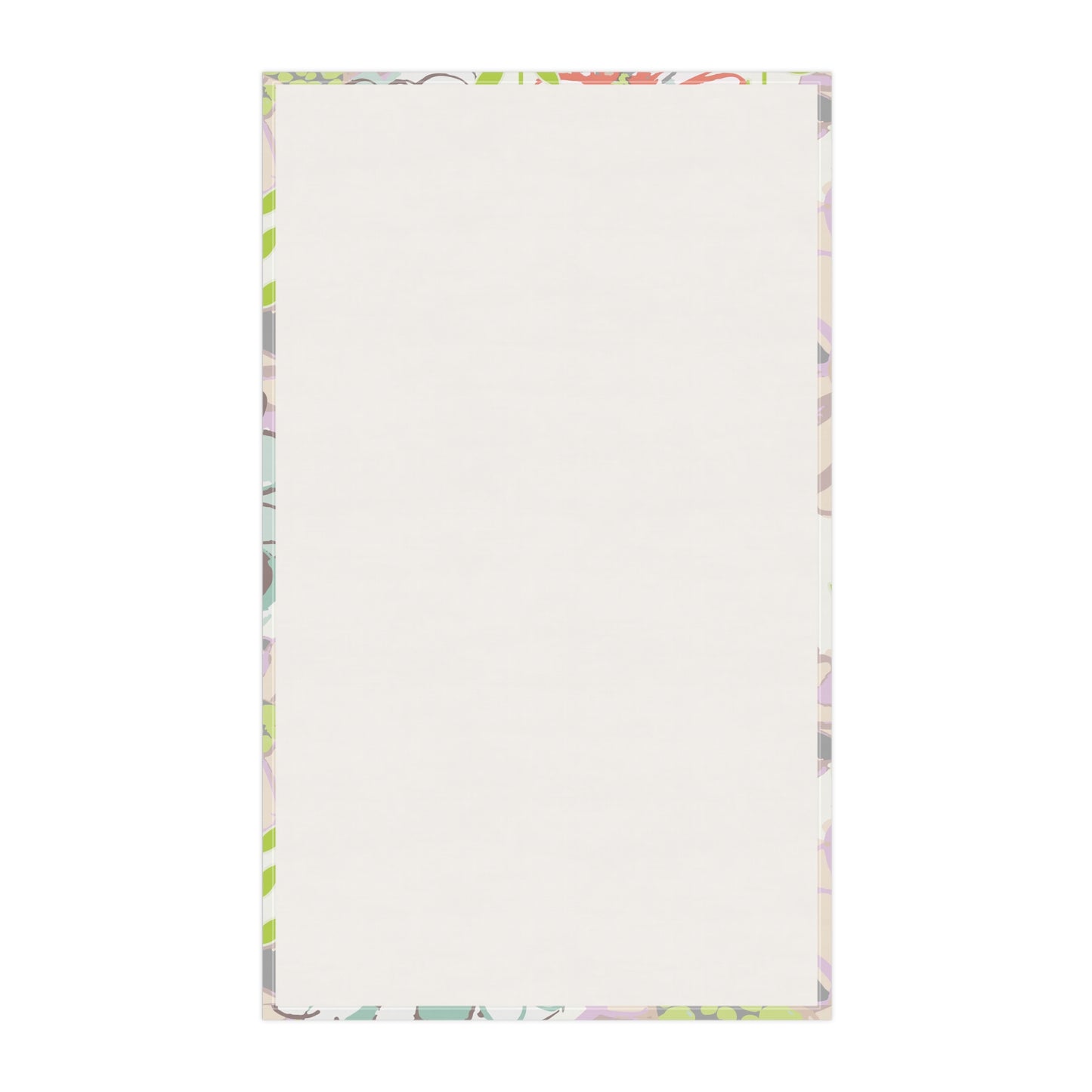 Soft Watercolor Floral Kitchen Towel