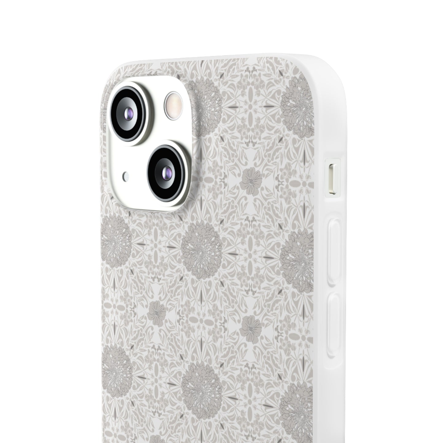 New Nouveau in Gray Flexi Cases for iPhone