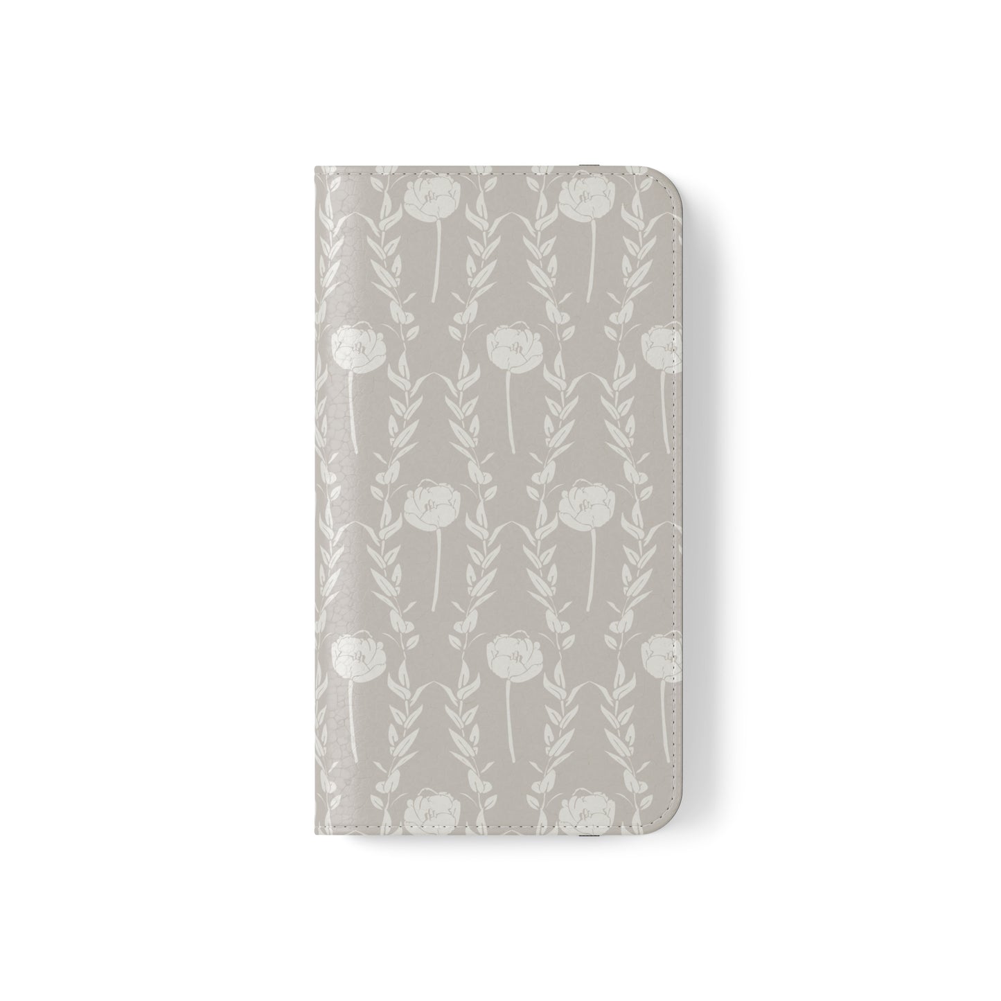 New Nouveau in Gray (Tulips) Flip Cases for Samsung