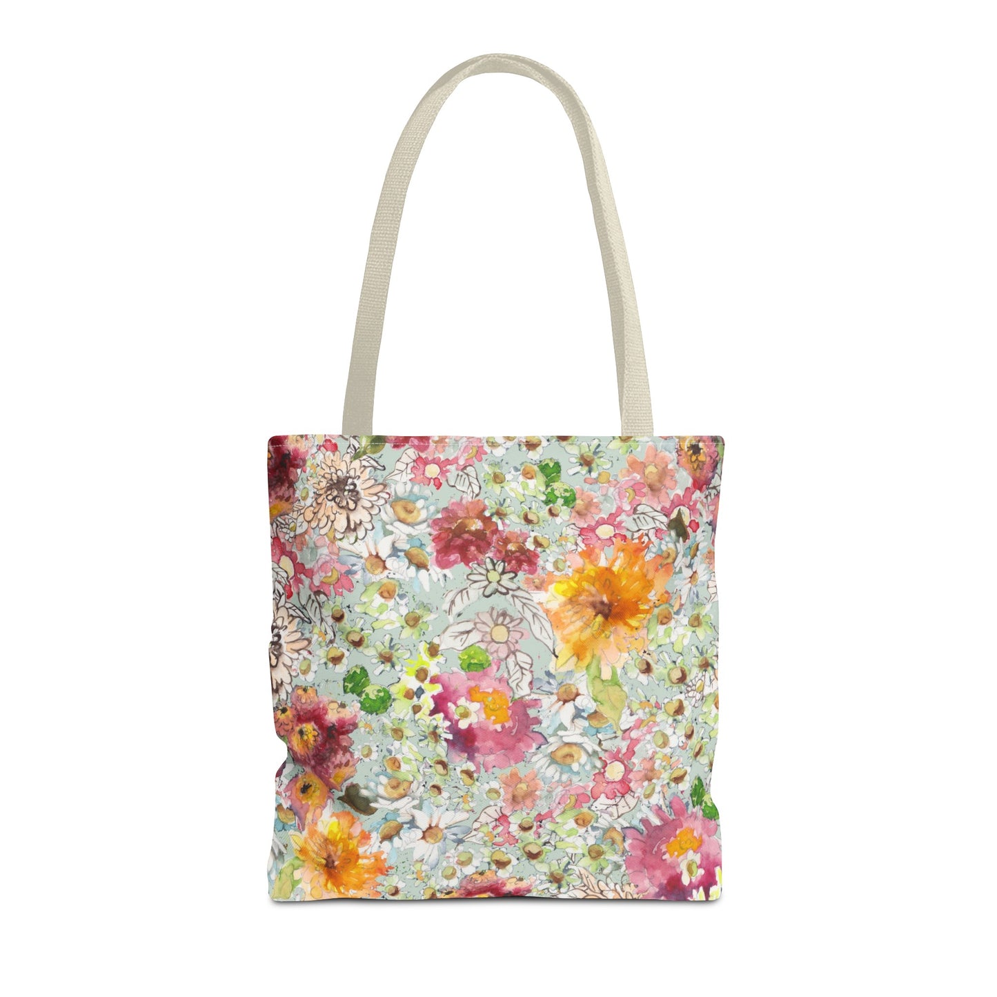 Farmhouse Floral Tote Bag