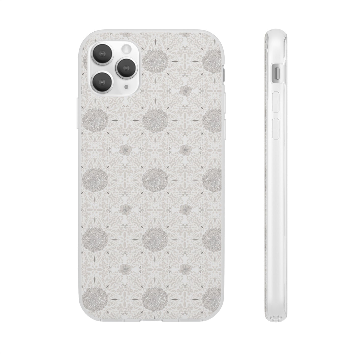 New Nouveau in Gray Flexi Cases for iPhone