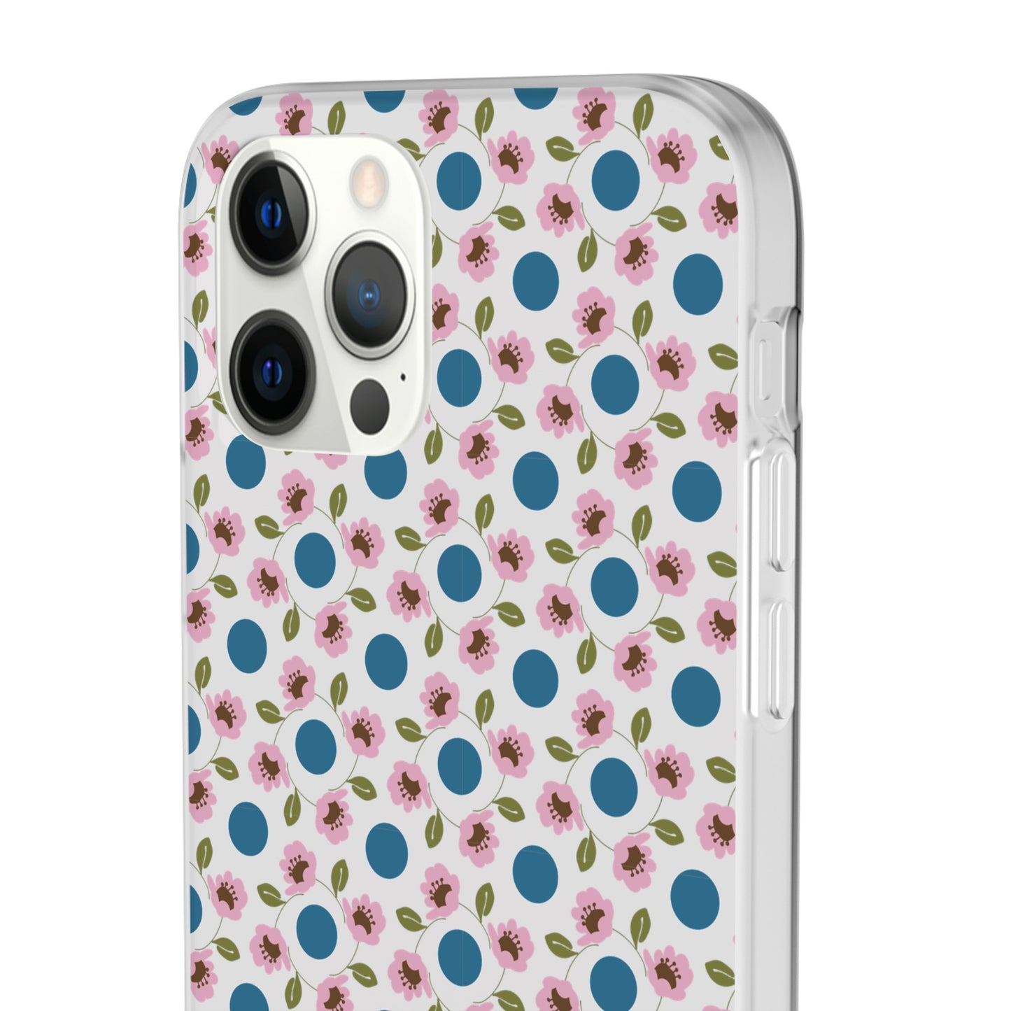 Wildflowers with Dots Flexi Cases for iPhone