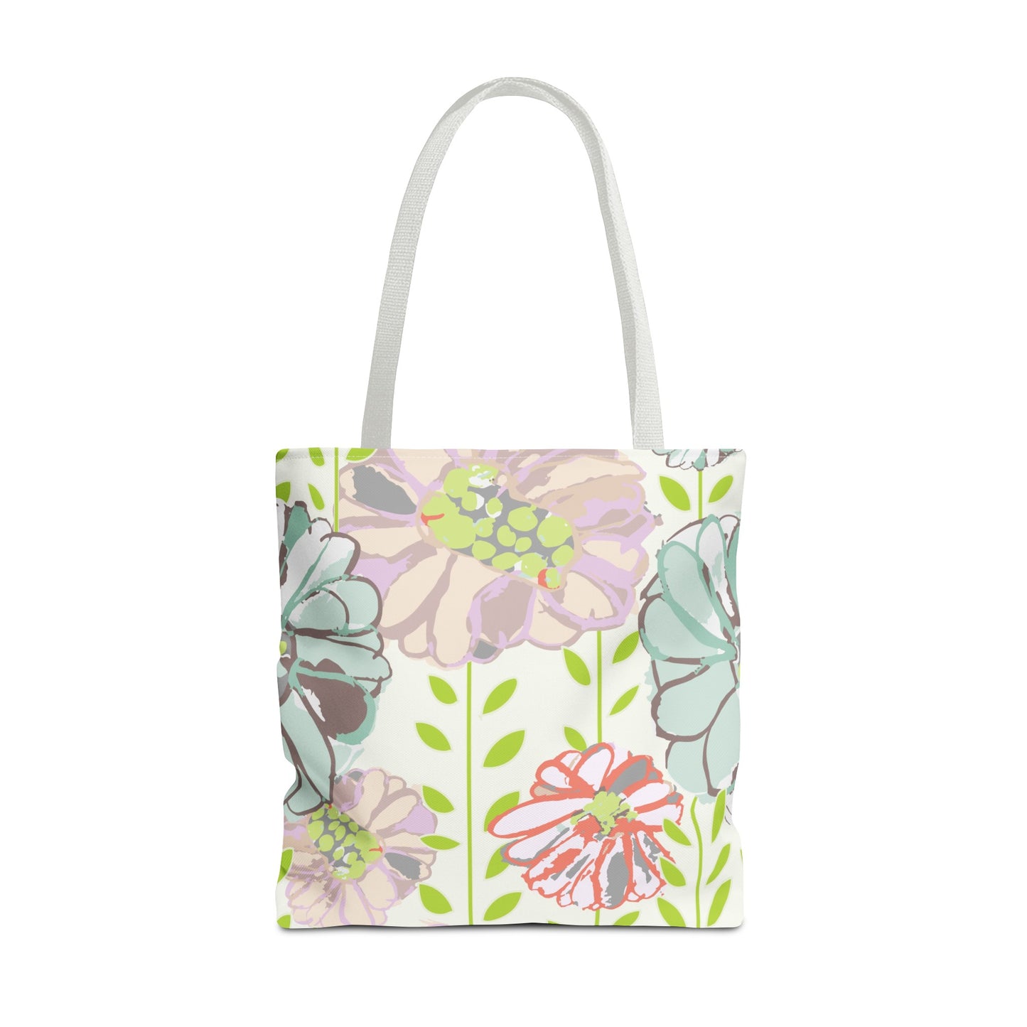 Soft Watercolor Floral Tote Bag