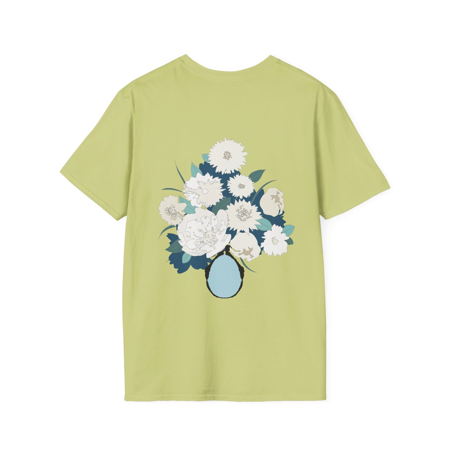 White Flowers Softstyle T-Shirt