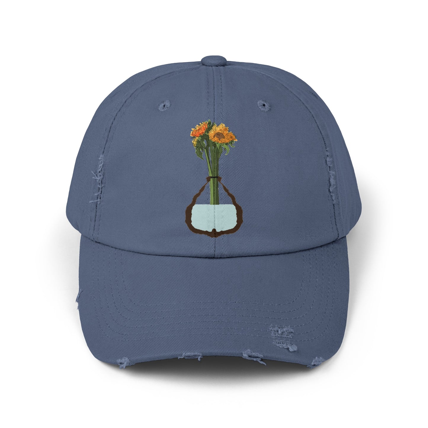 Sunflower Distressed Cap