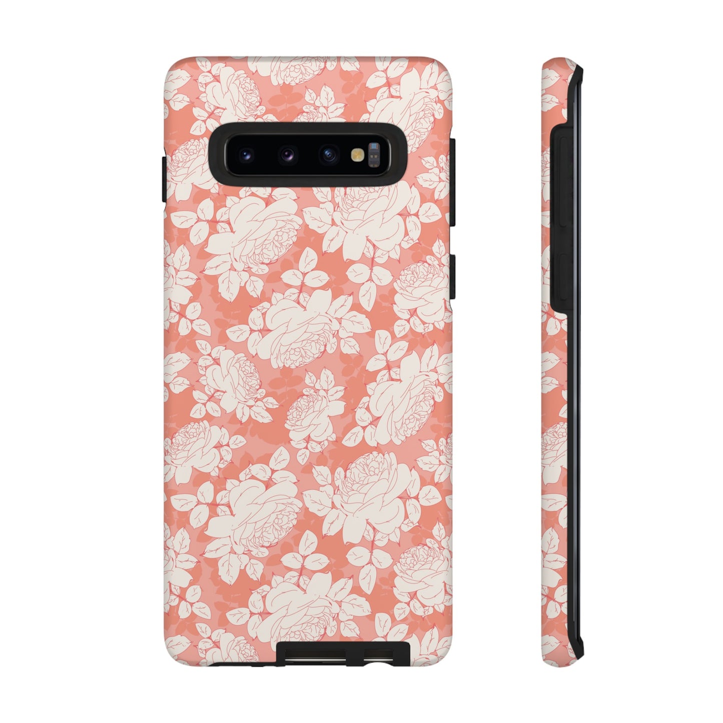 Peach and Cream Roses Tough Cases for Samsung