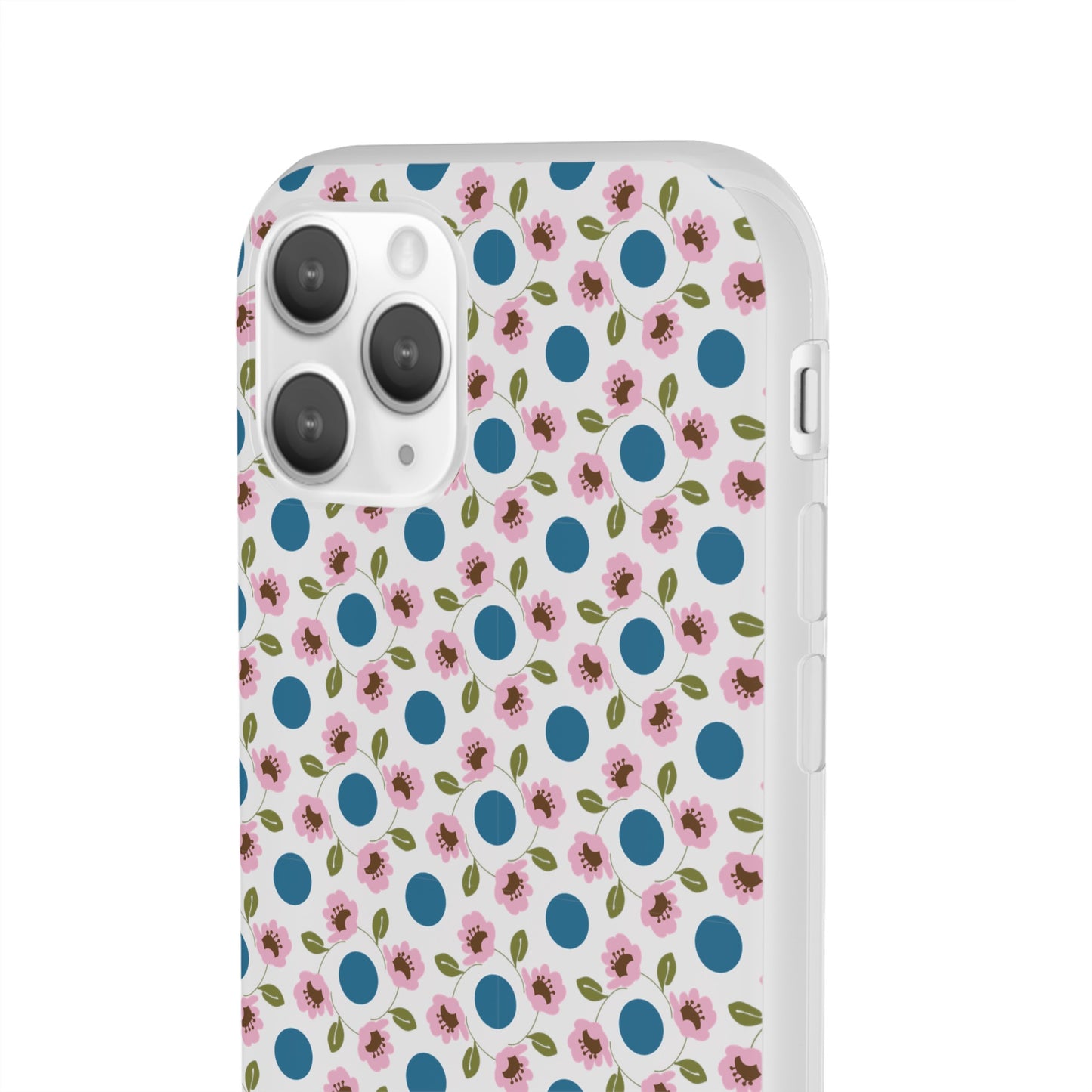 Wildflowers with Dots Flexi Cases for iPhone