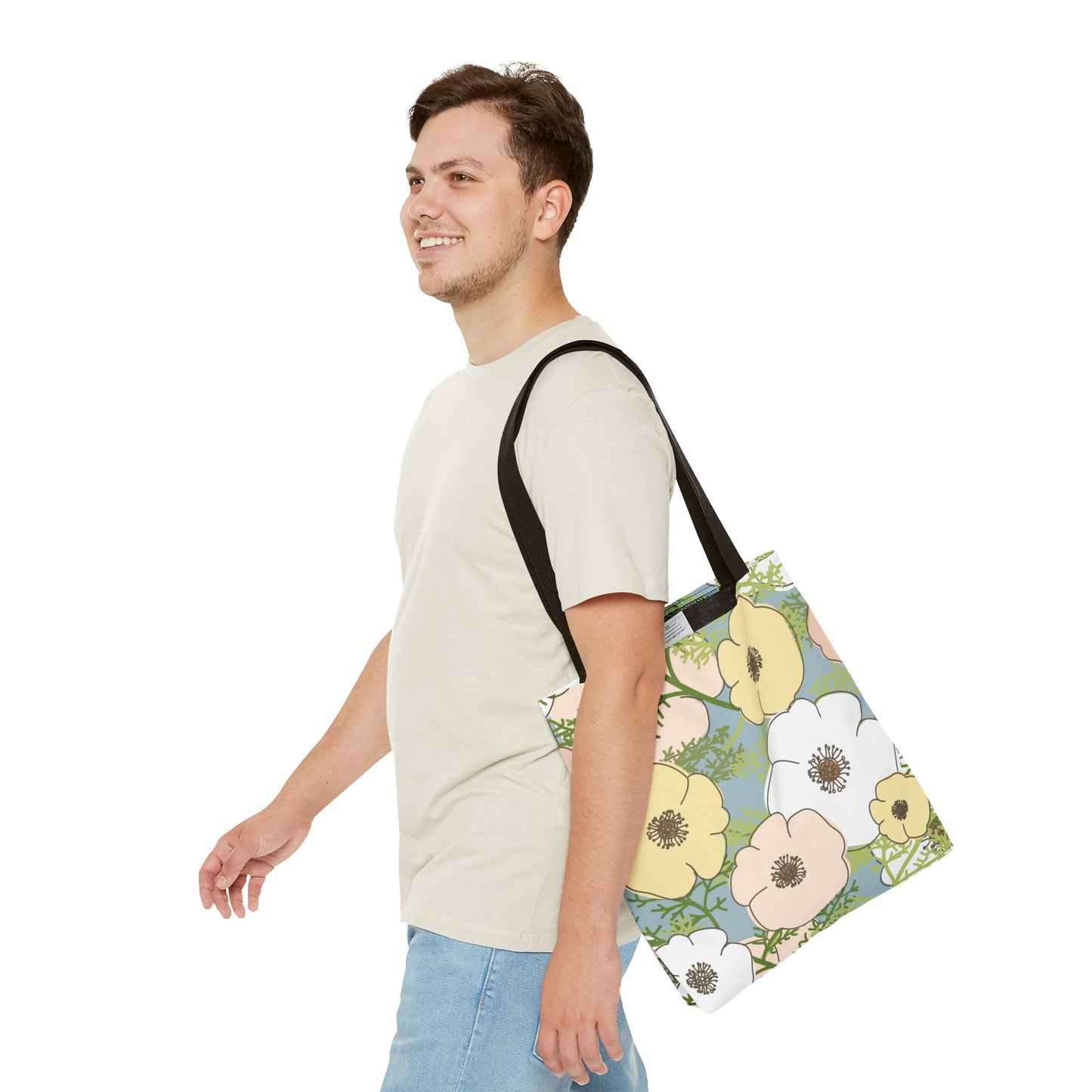 Playful Poppies Tote Bag