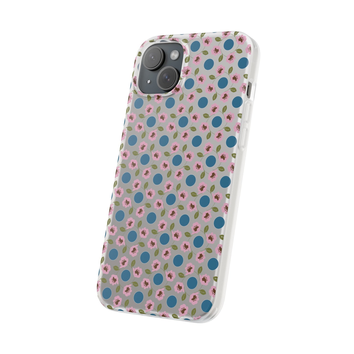 Wildflowers with Dots Flexi Cases for iPhone