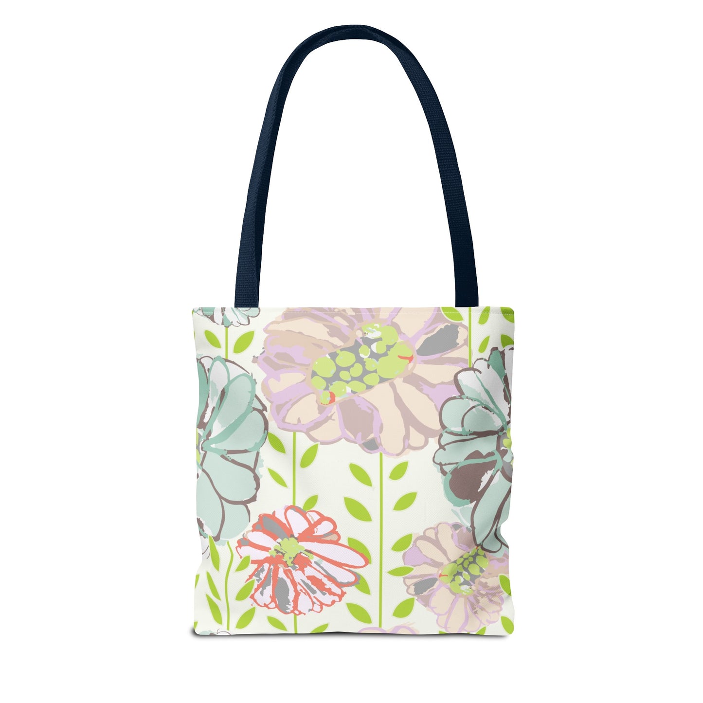 Soft Watercolor Floral Tote Bag