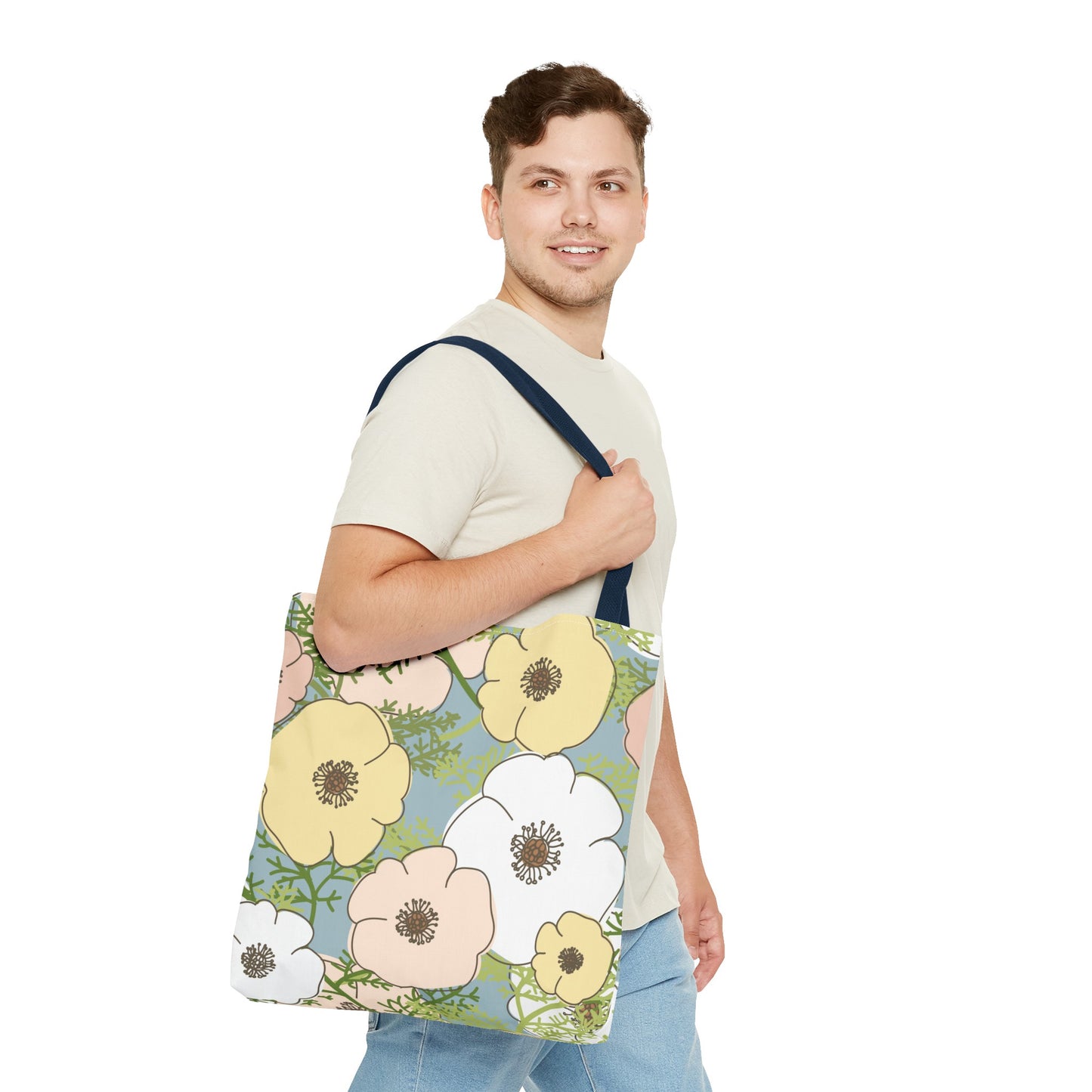 Playful Poppies Tote Bag