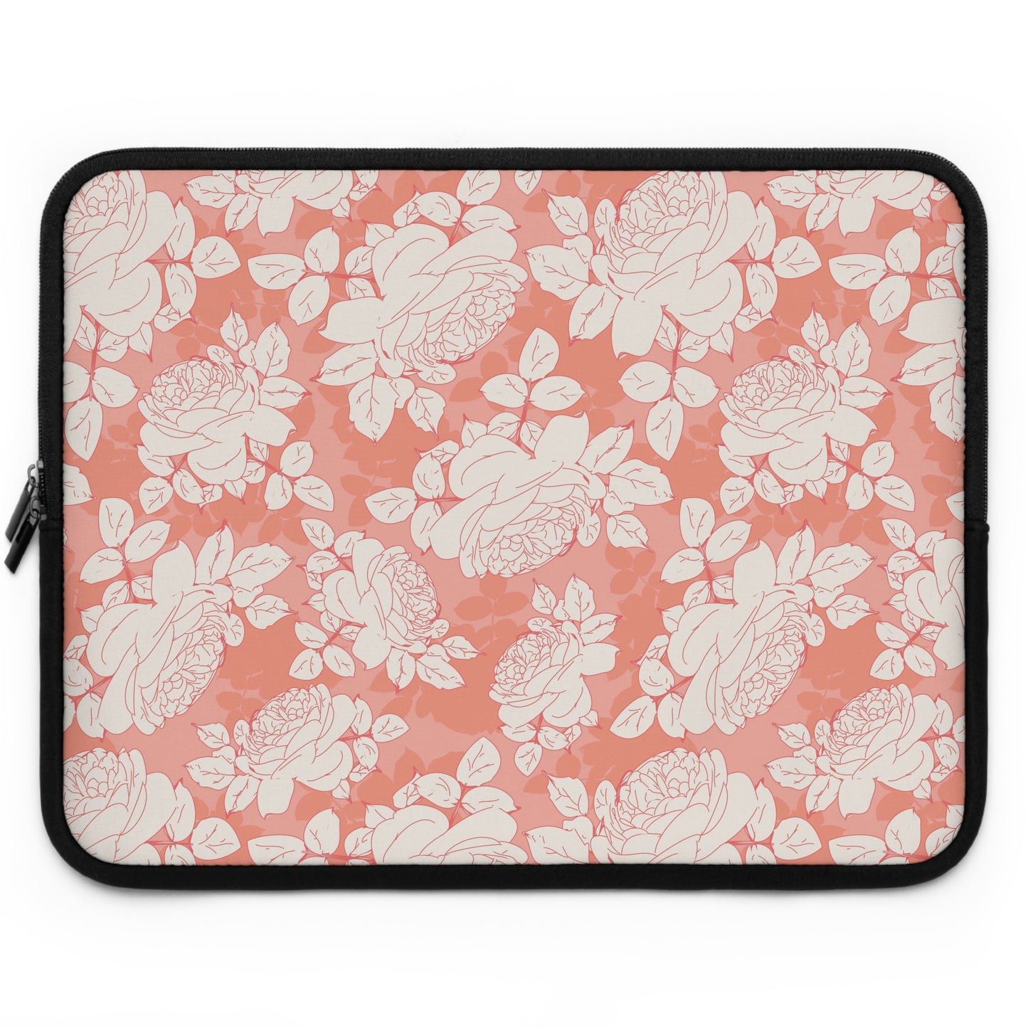 Peach and Cream Roses Laptop Sleeve