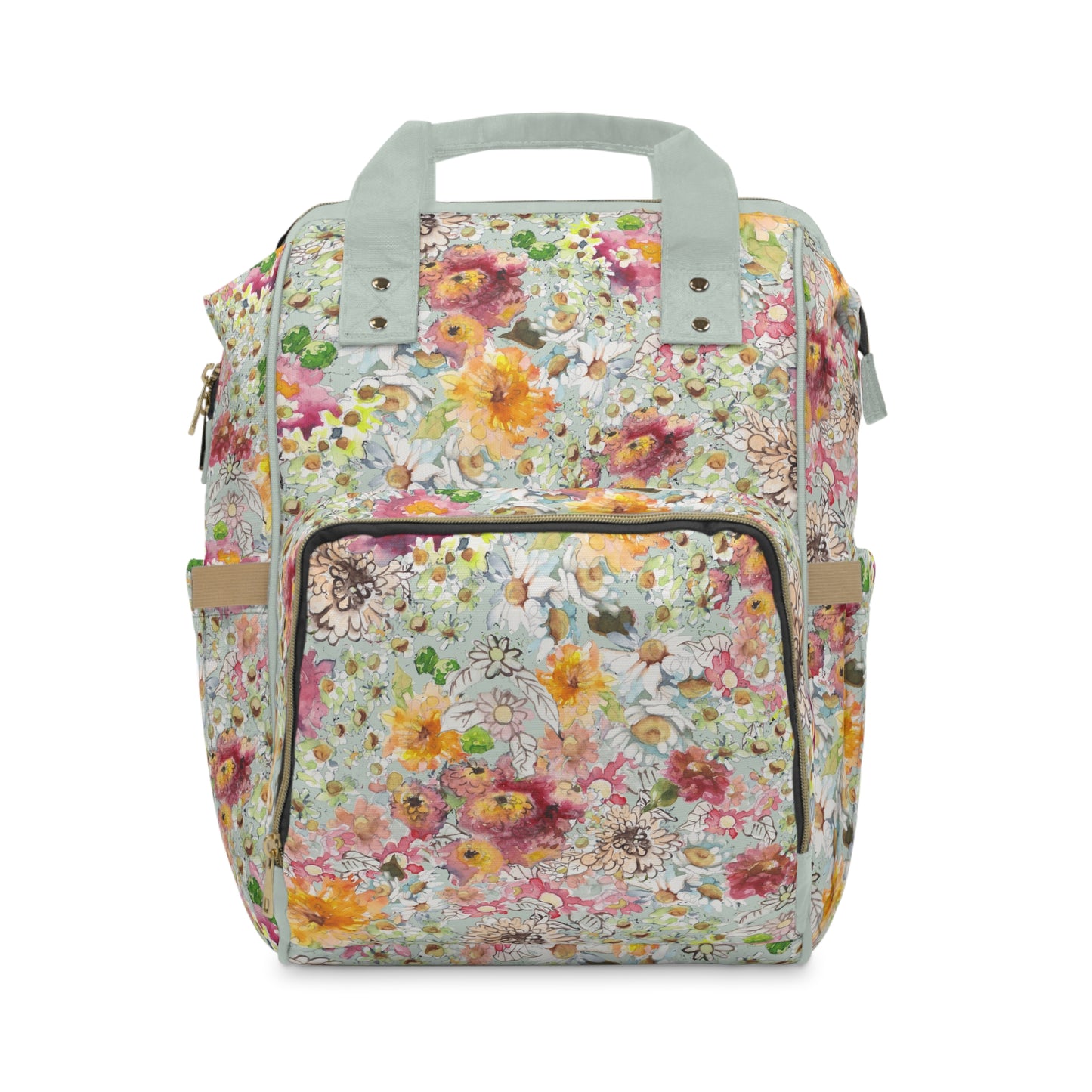 Farmhouse Floral Multifunctional Diaper Backpack