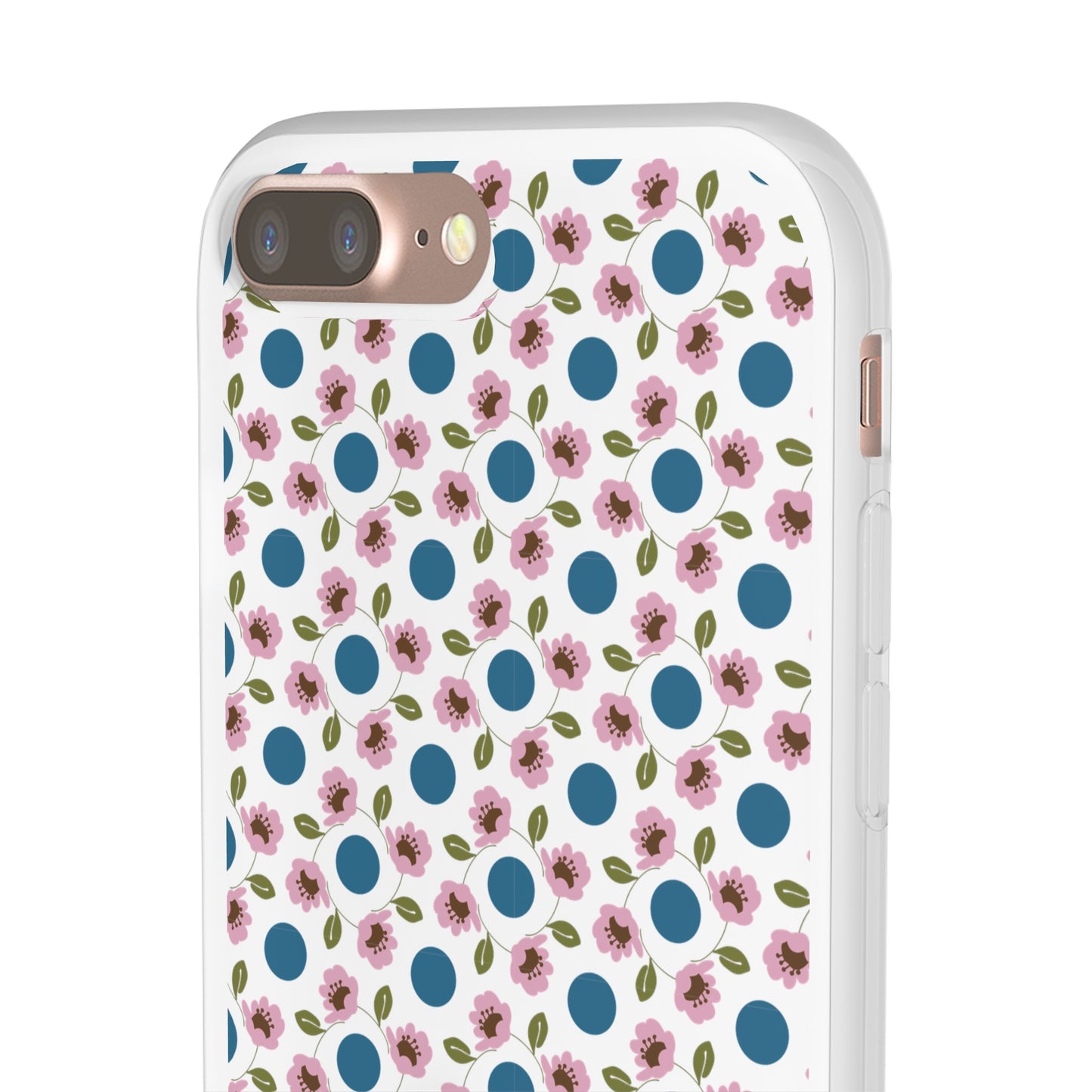 Wildflowers with Dots Flexi Cases for iPhone