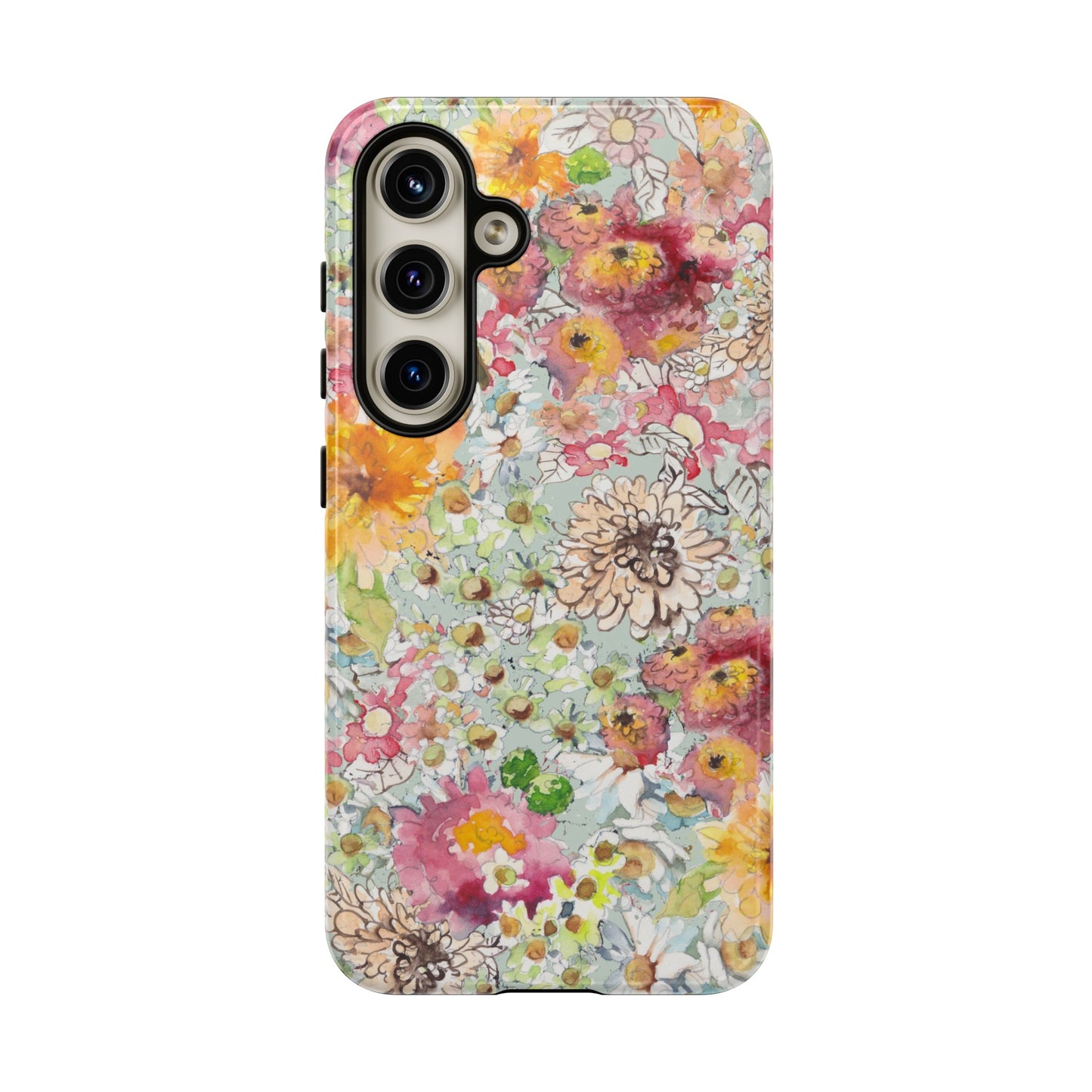 Farmhouse Floral Tough Cases for Samsung