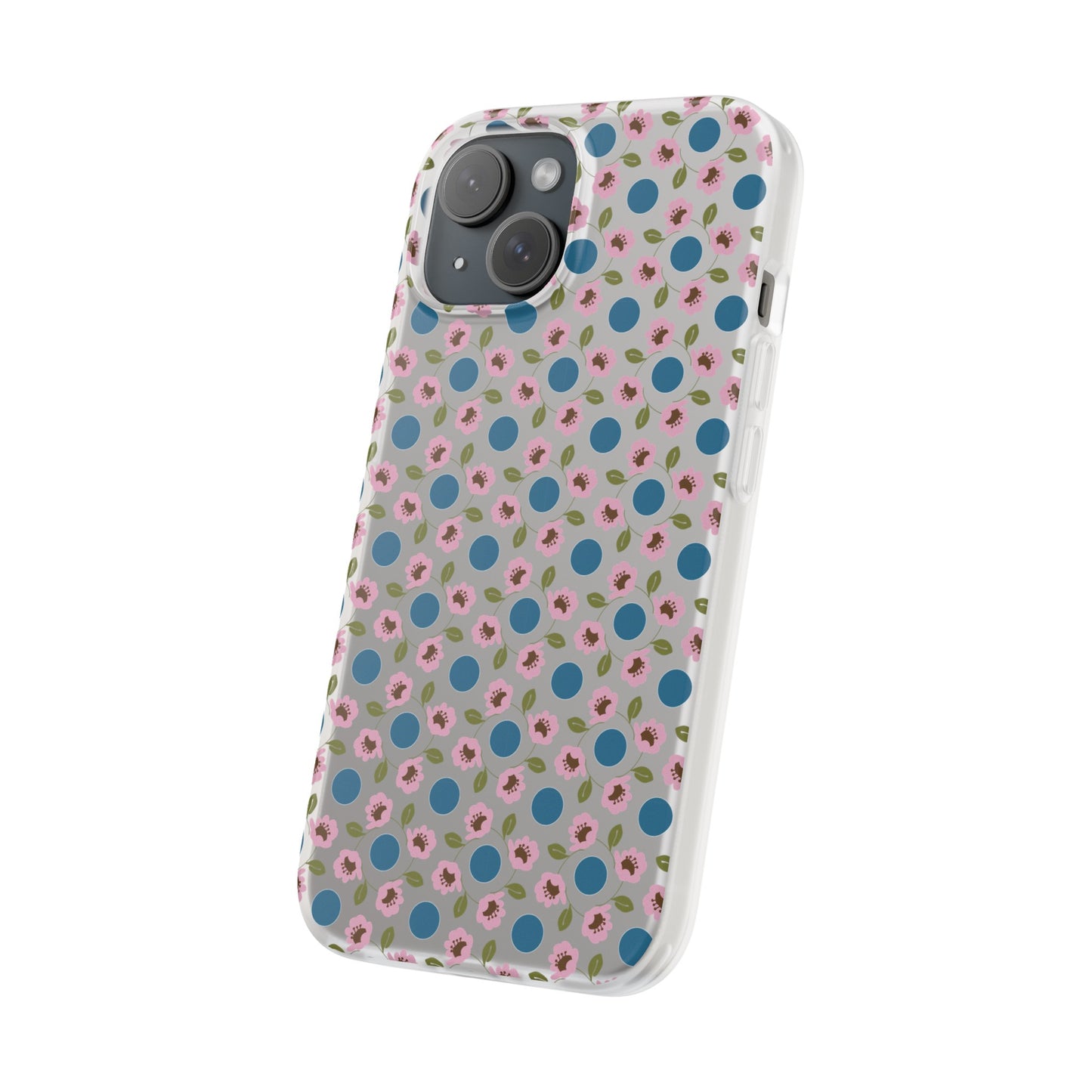 Wildflowers with Dots Flexi Cases for iPhone