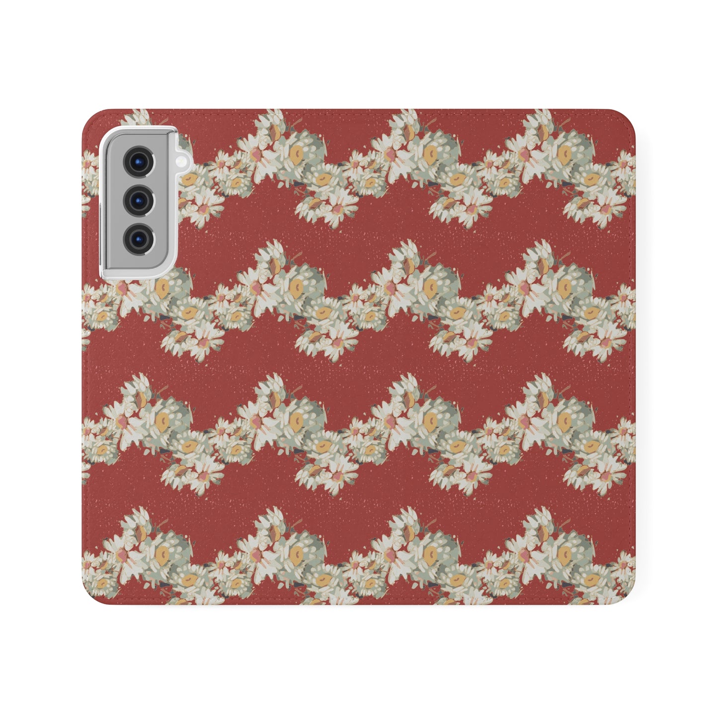 Daisies, Zig Zag Stripe Flip Cases for Samsung