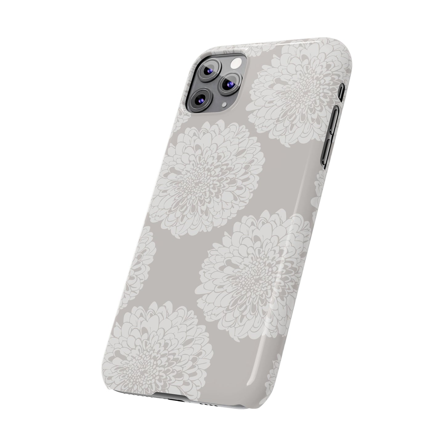 New Nouveau in Gray Slim Phone Cases