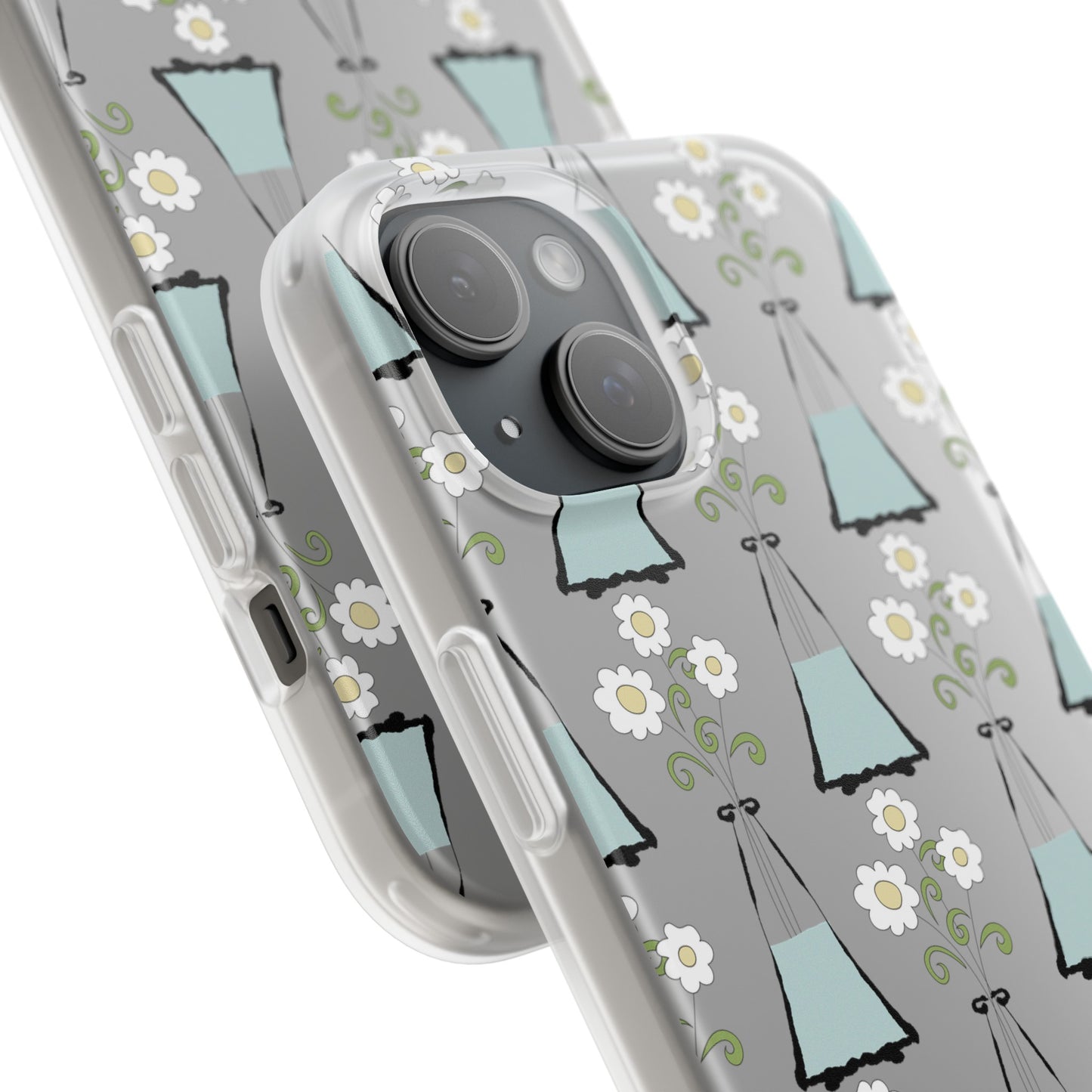 Daisies in a vase Flexi Cases for iPhone