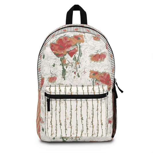 Orange Poppies Backpack