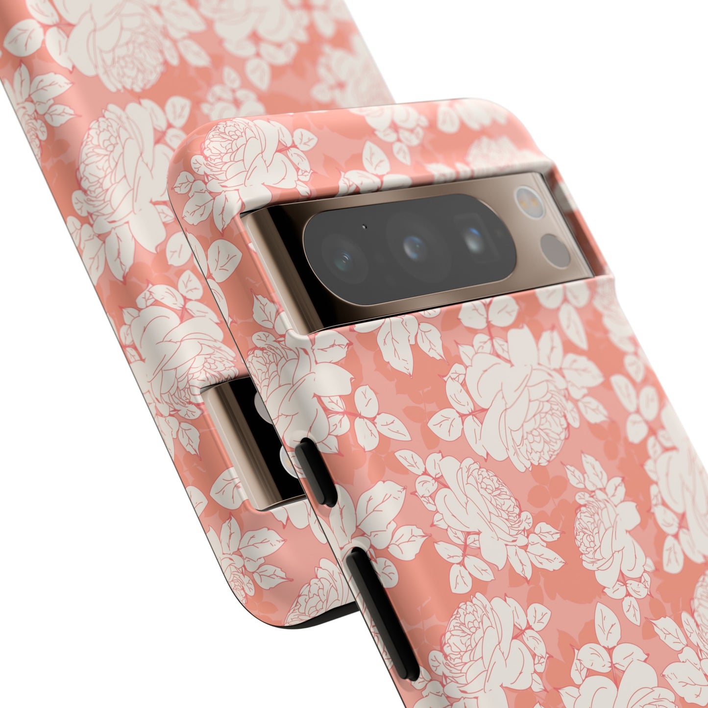 Peach and Cream Roses Tough Cases for Google Pixel