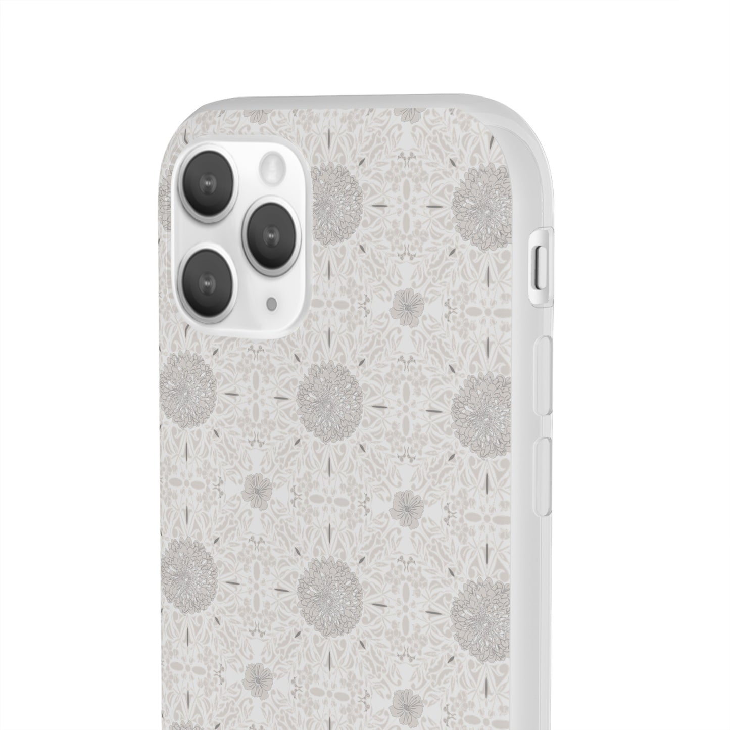 New Nouveau in Gray Flexi Cases for iPhone