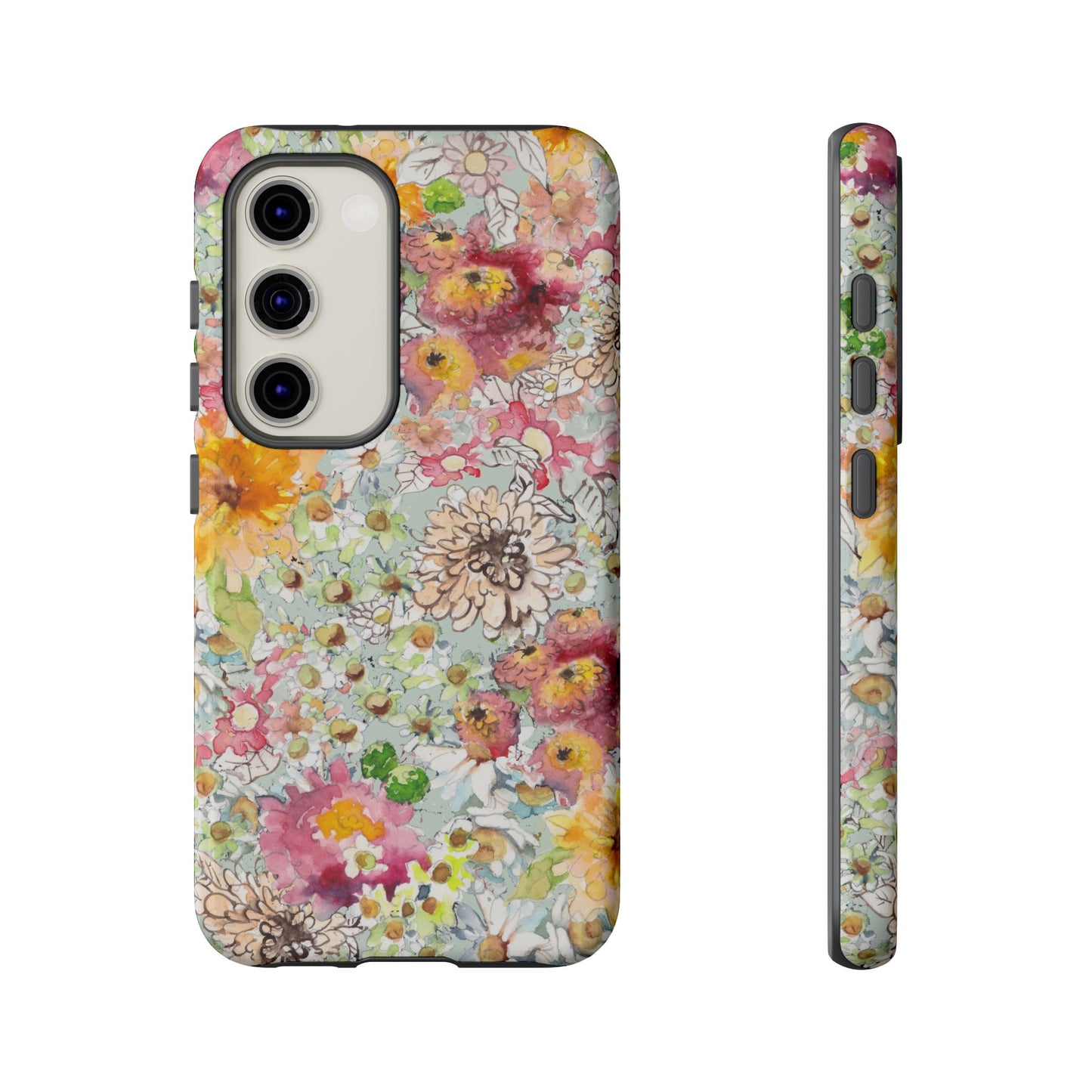 Farmhouse Floral Tough Cases for Samsung