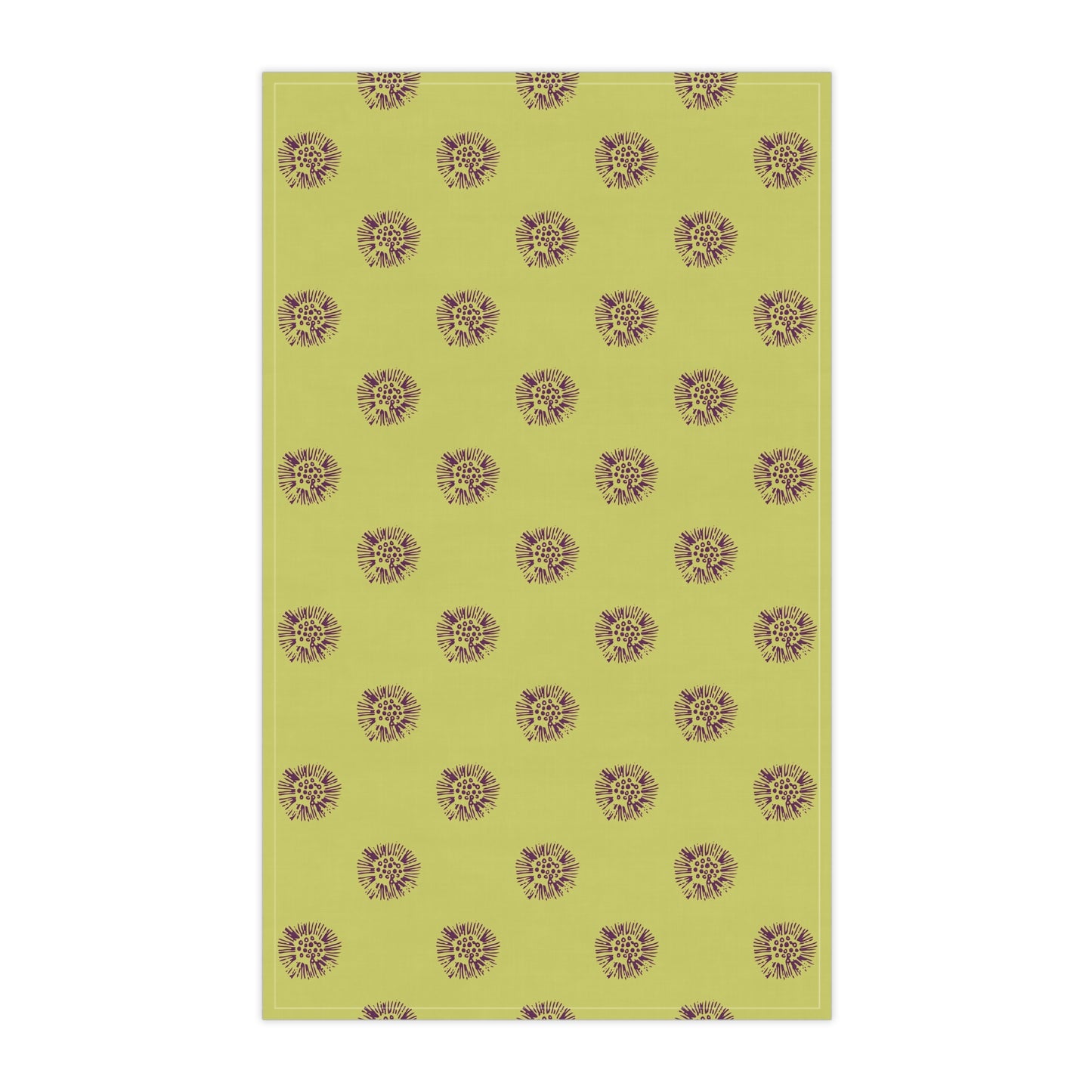 Dots on Bright Green Kitchen Towel