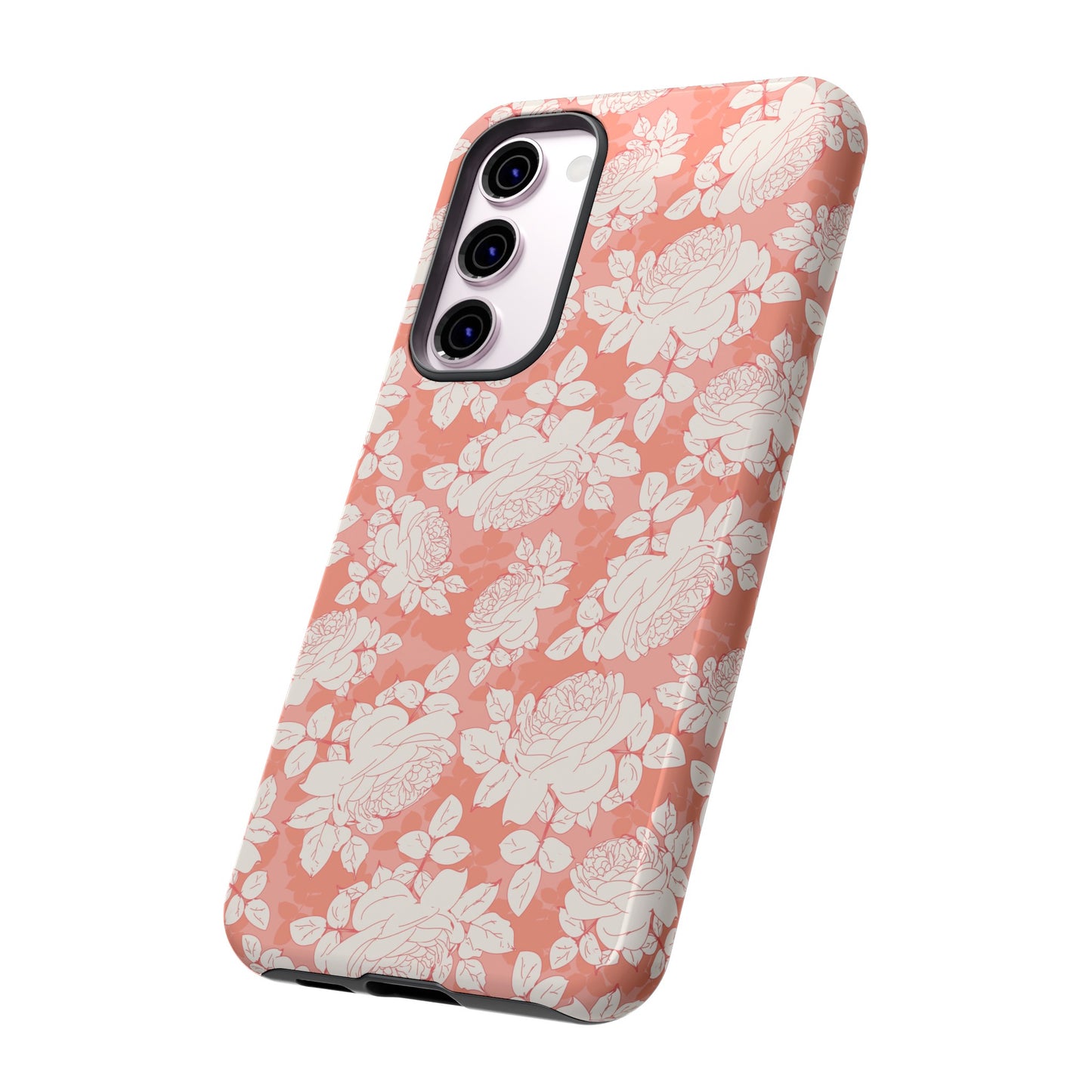 Peach and Cream Roses Tough Cases for Samsung