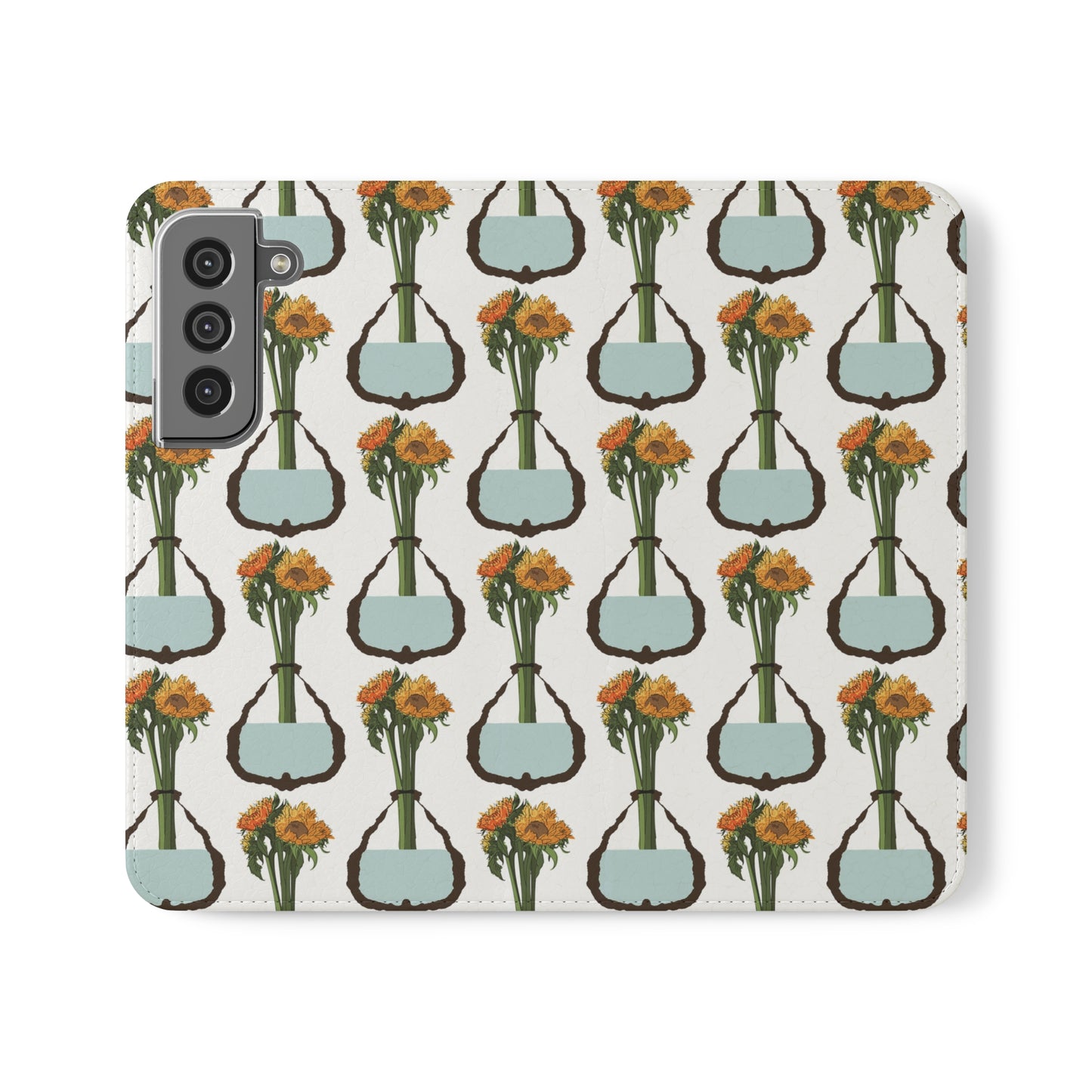 Sunflowers Flip Cases for Samsung