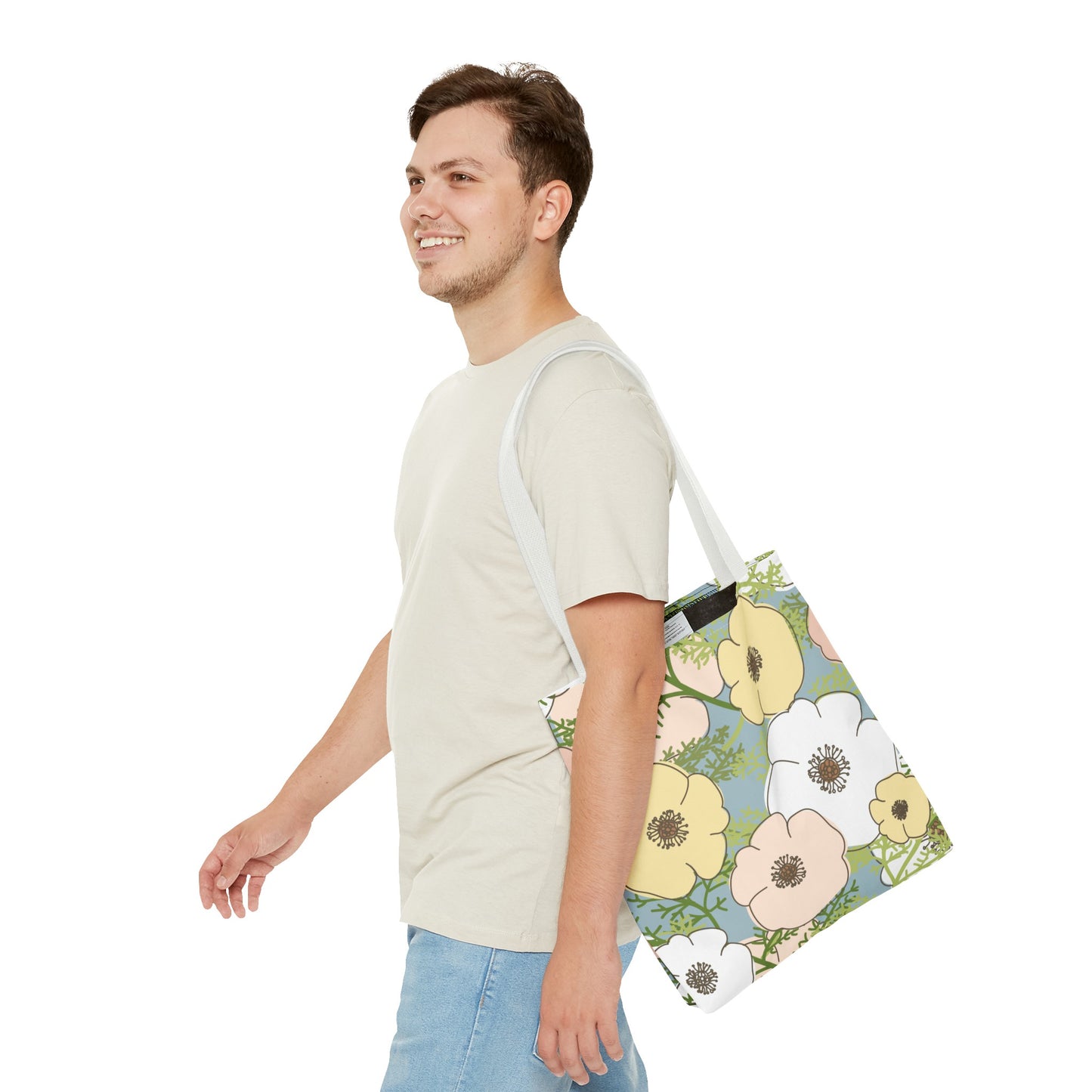 Playful Poppies Tote Bag