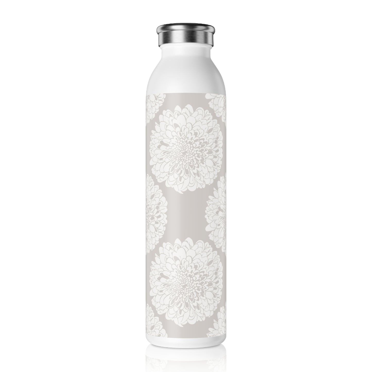 New Nouveau in Gray Slim Water Bottle