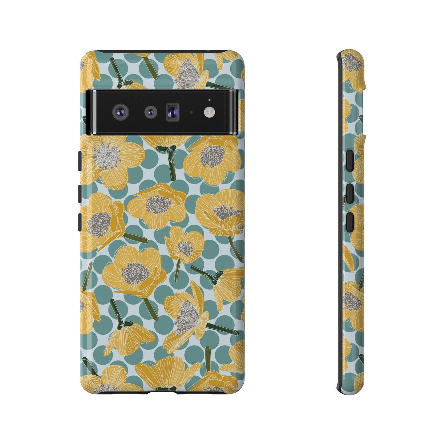 Buttercups and Polka Dots Tough Cases for Google Pixel