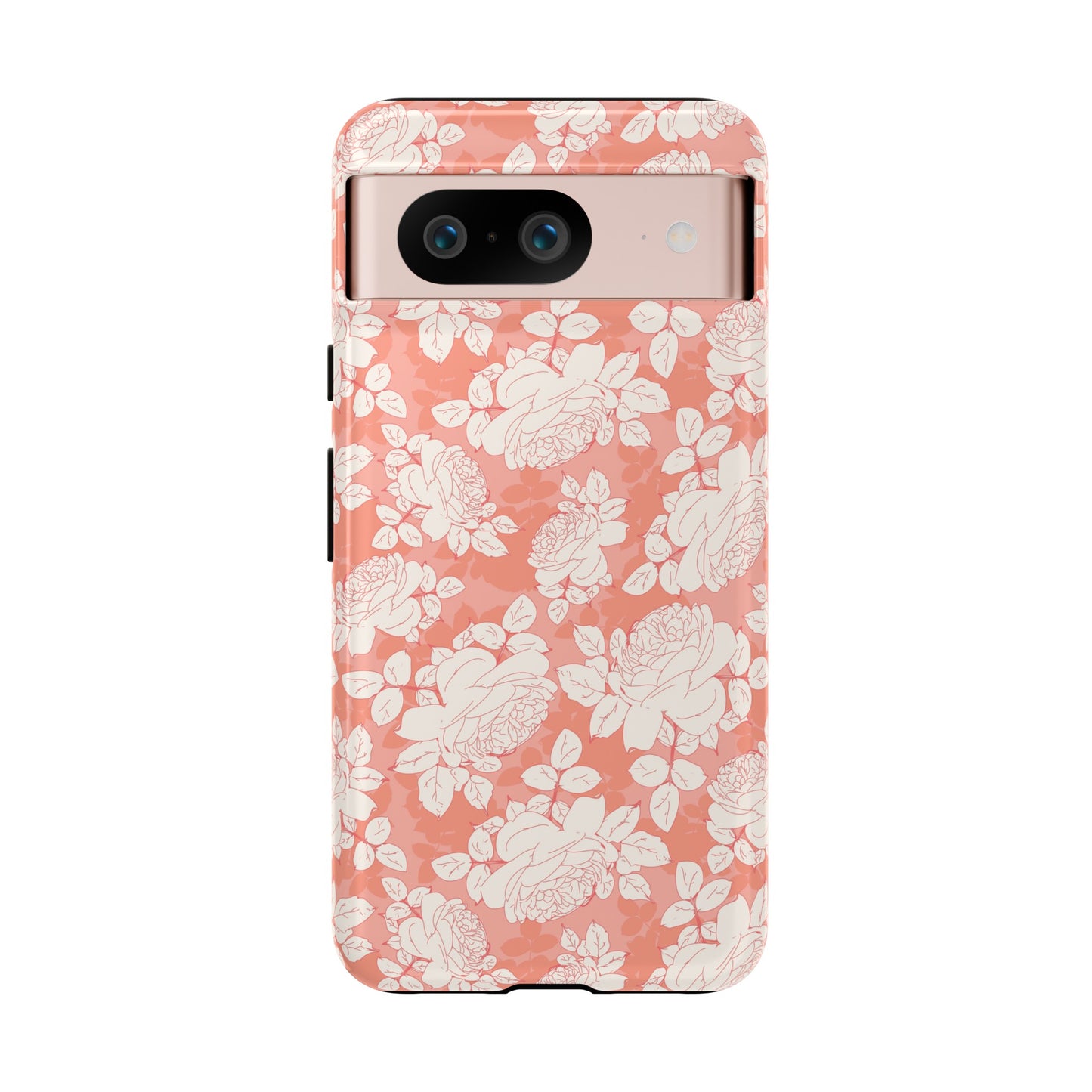 Peach and Cream Roses Tough Cases for Google Pixel