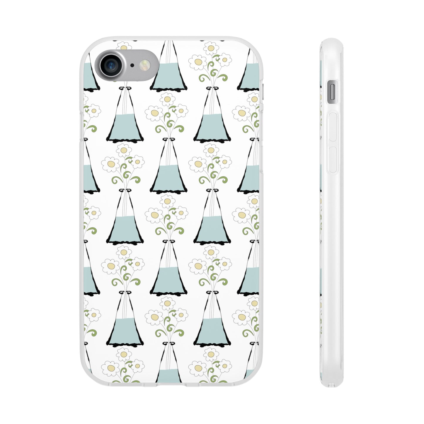 Daisies in a vase Flexi Cases for iPhone